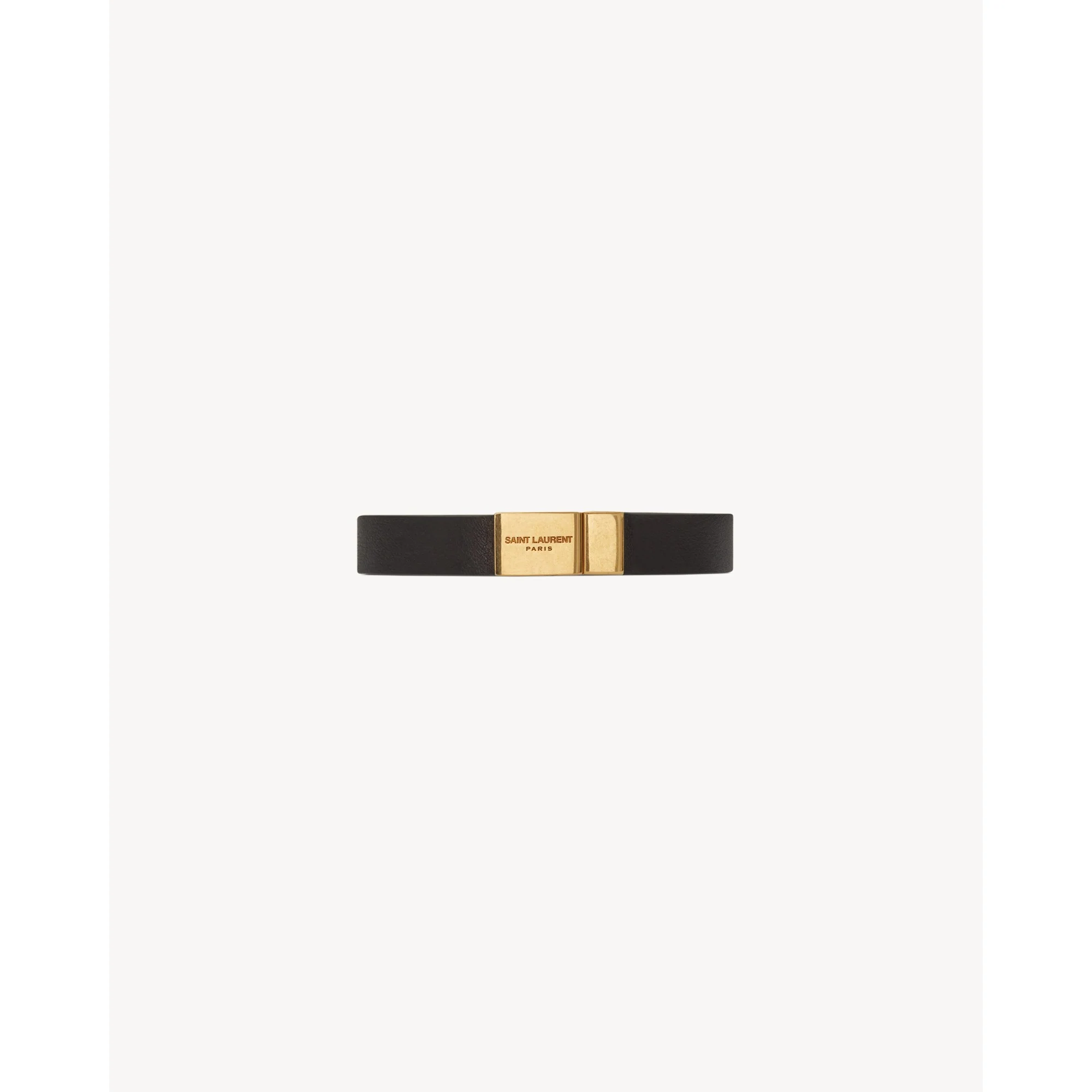 Single Wrap YSL Bracelet - Nero - Image 4