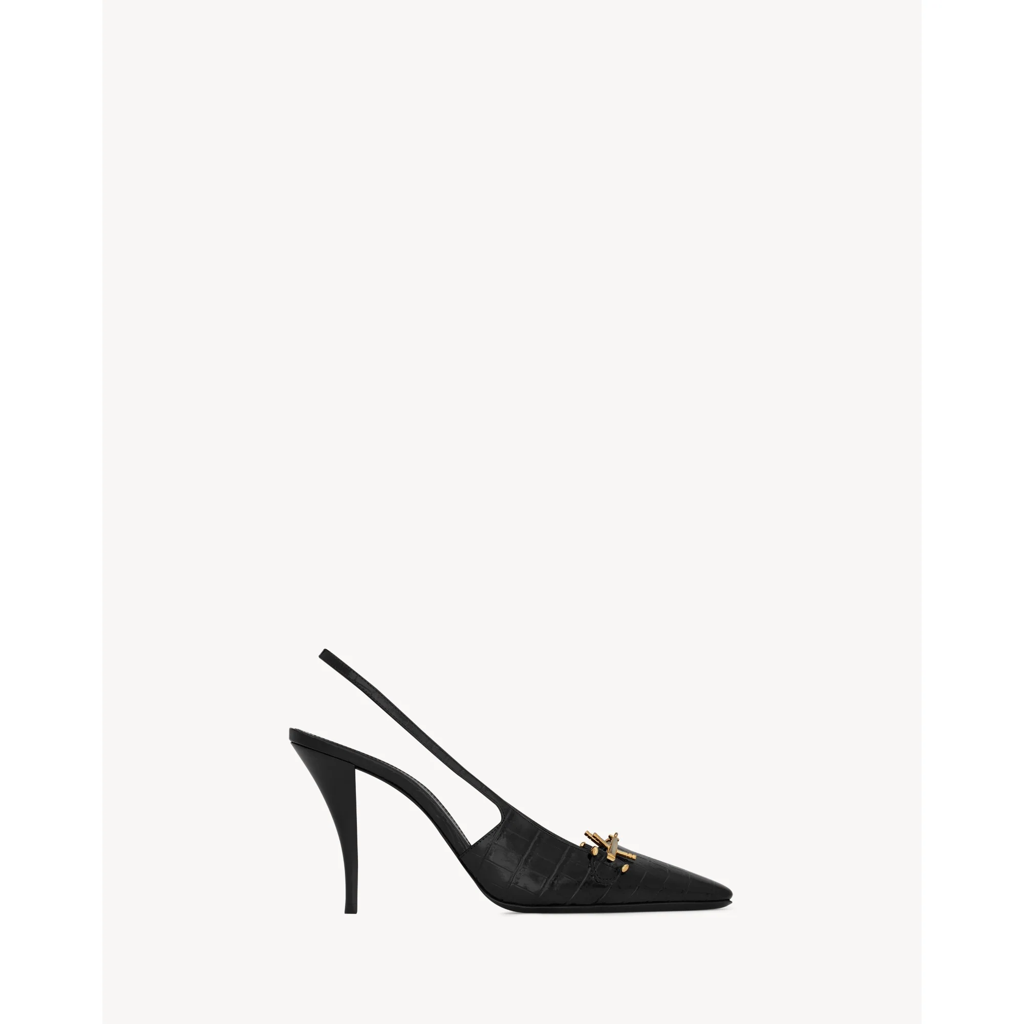 Blade 90 Slingback Pump - Nero