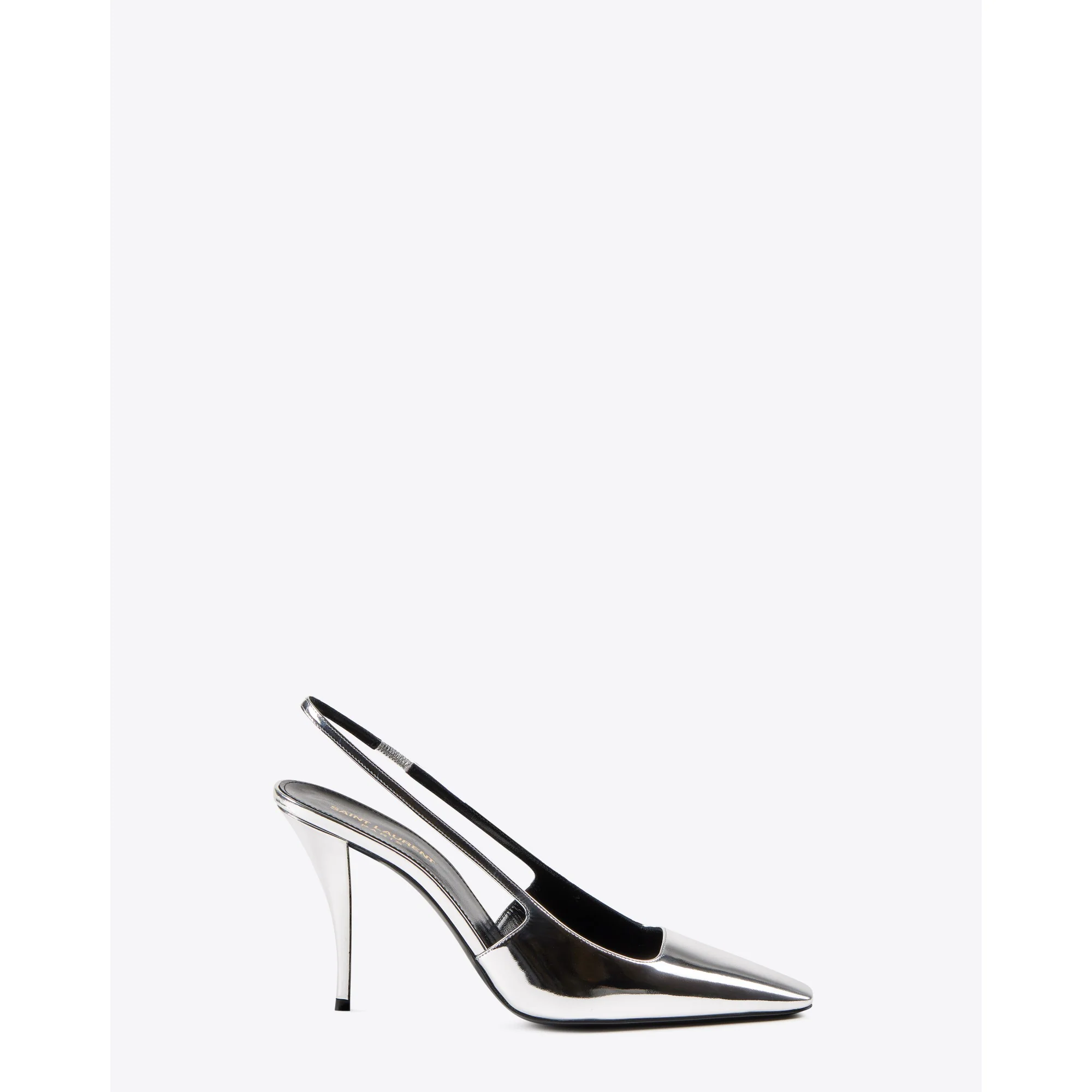 Blade 90 Slingback Pump - Argento