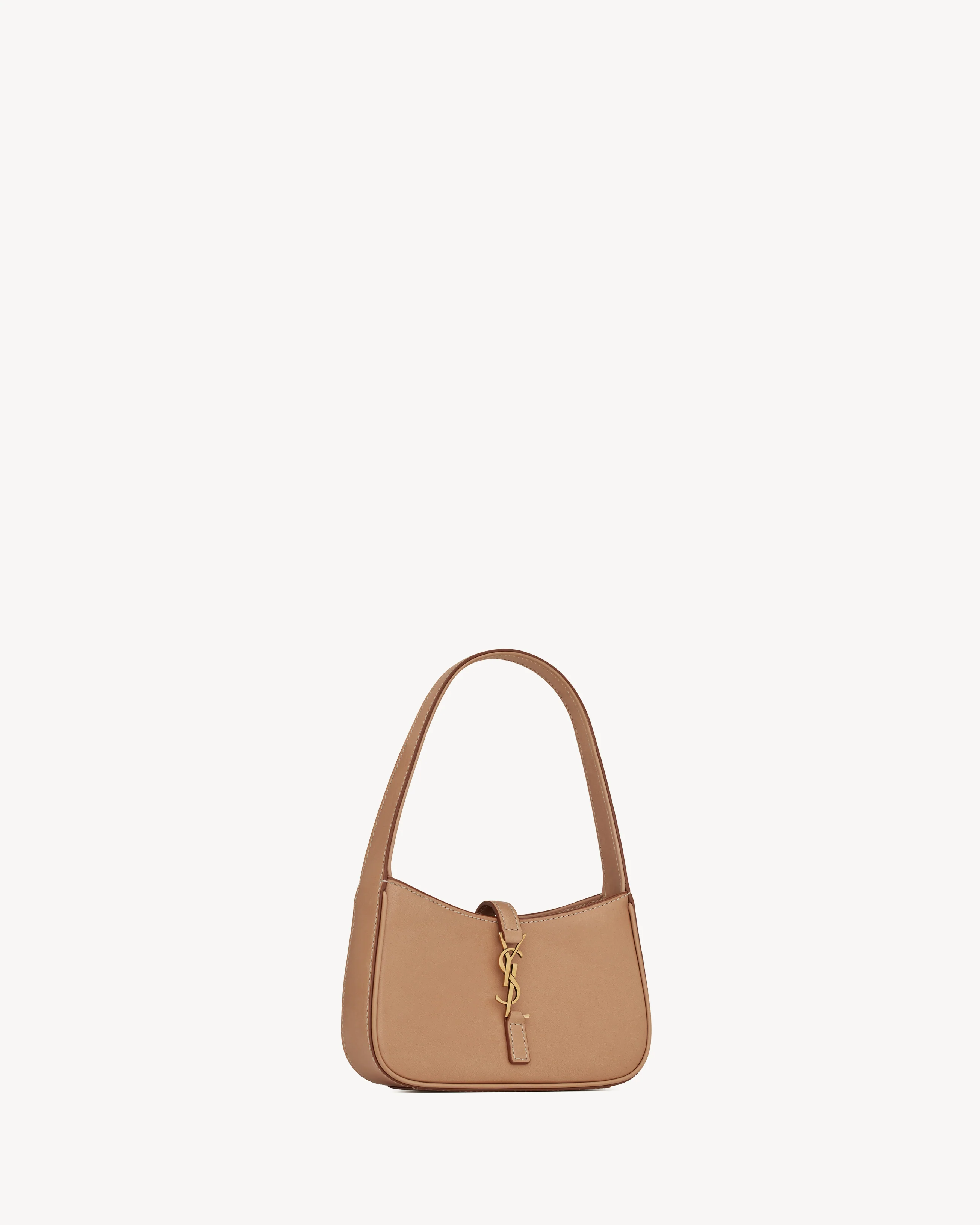 Mini Le 5 A 7 Hobo Bag - Vintage Brown Gold - Image 4