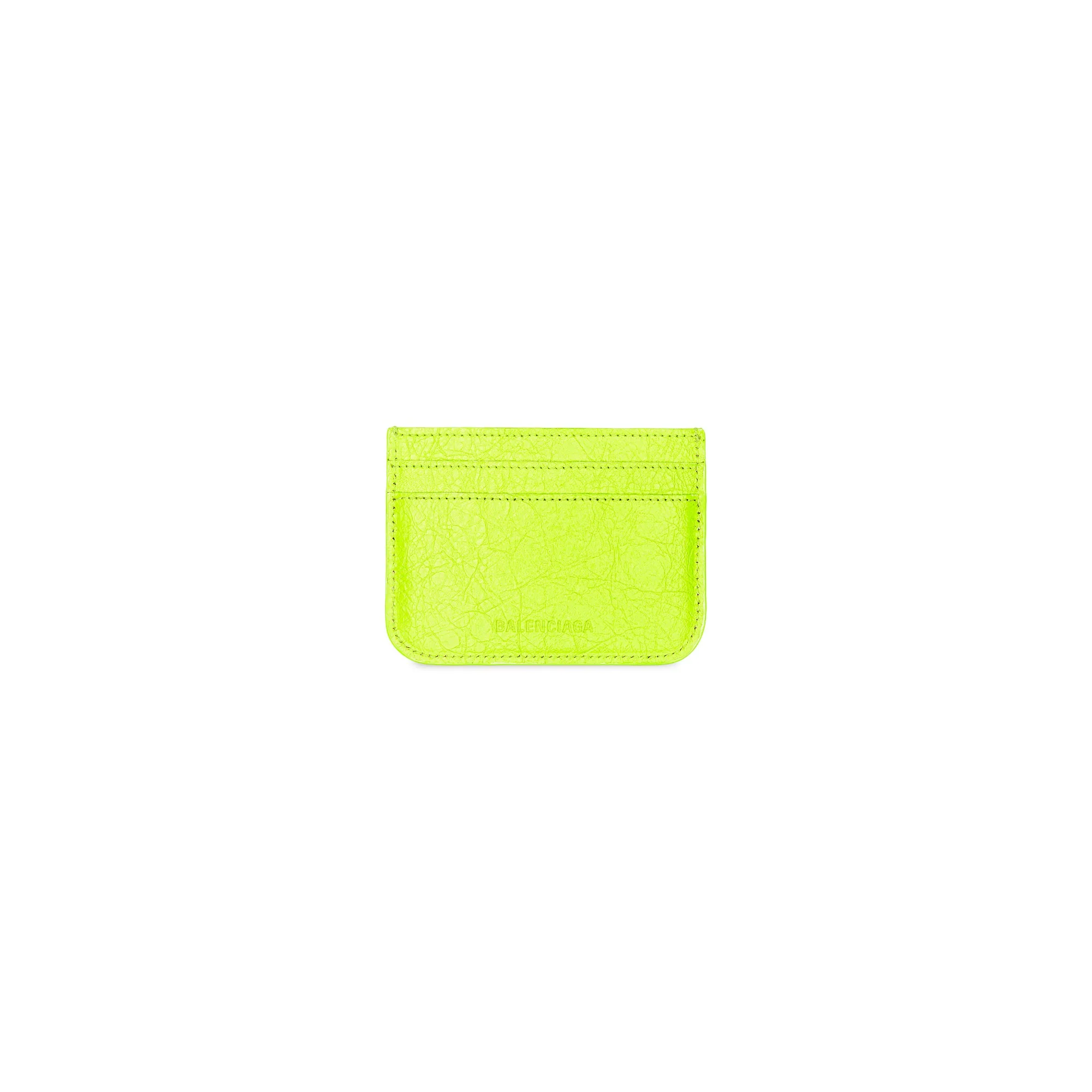 Le Cagole Card Holder - Fluo Yellow - Image 2
