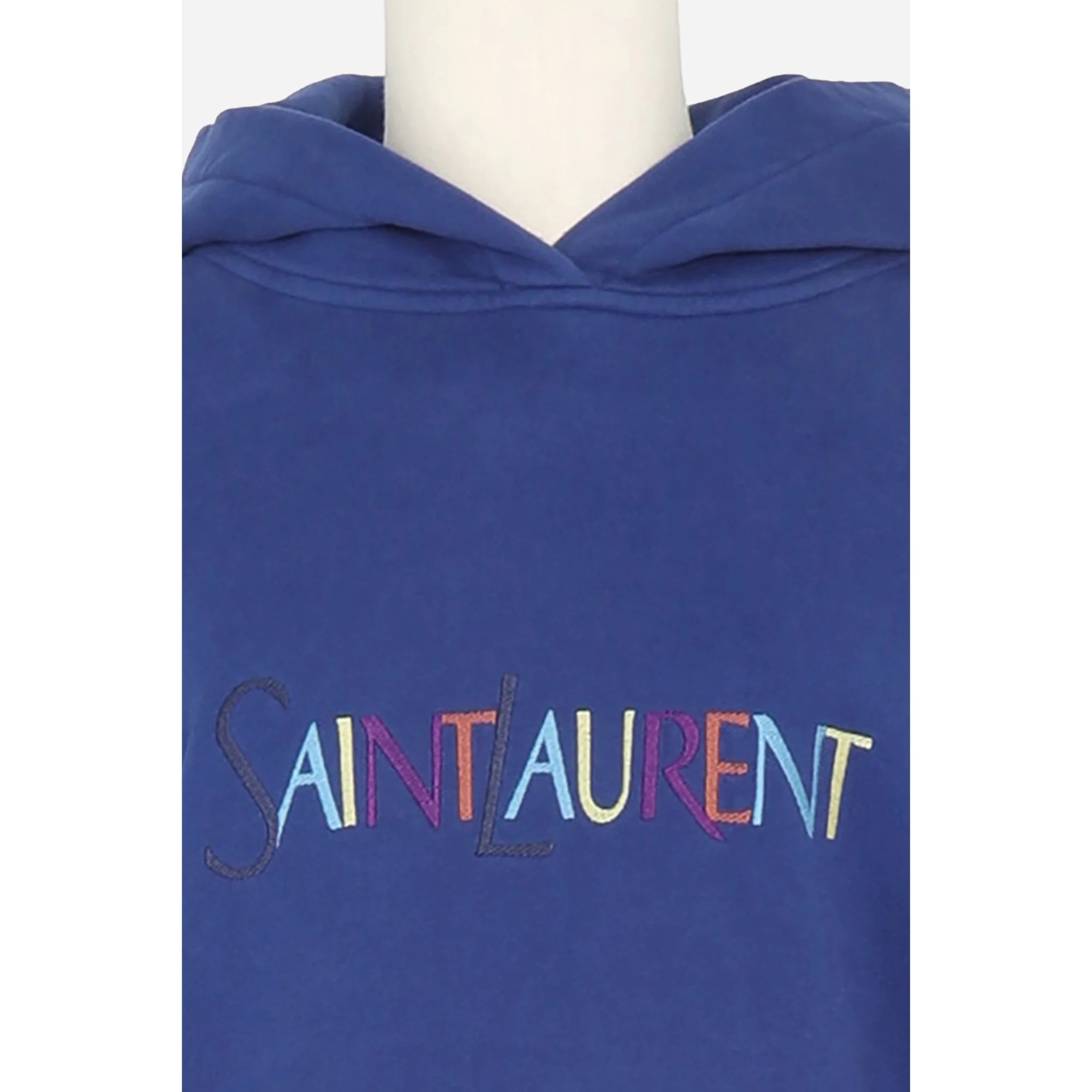 Hoodie Oversize Moll Doux Gots - Bleu/Multicolor - Image 4