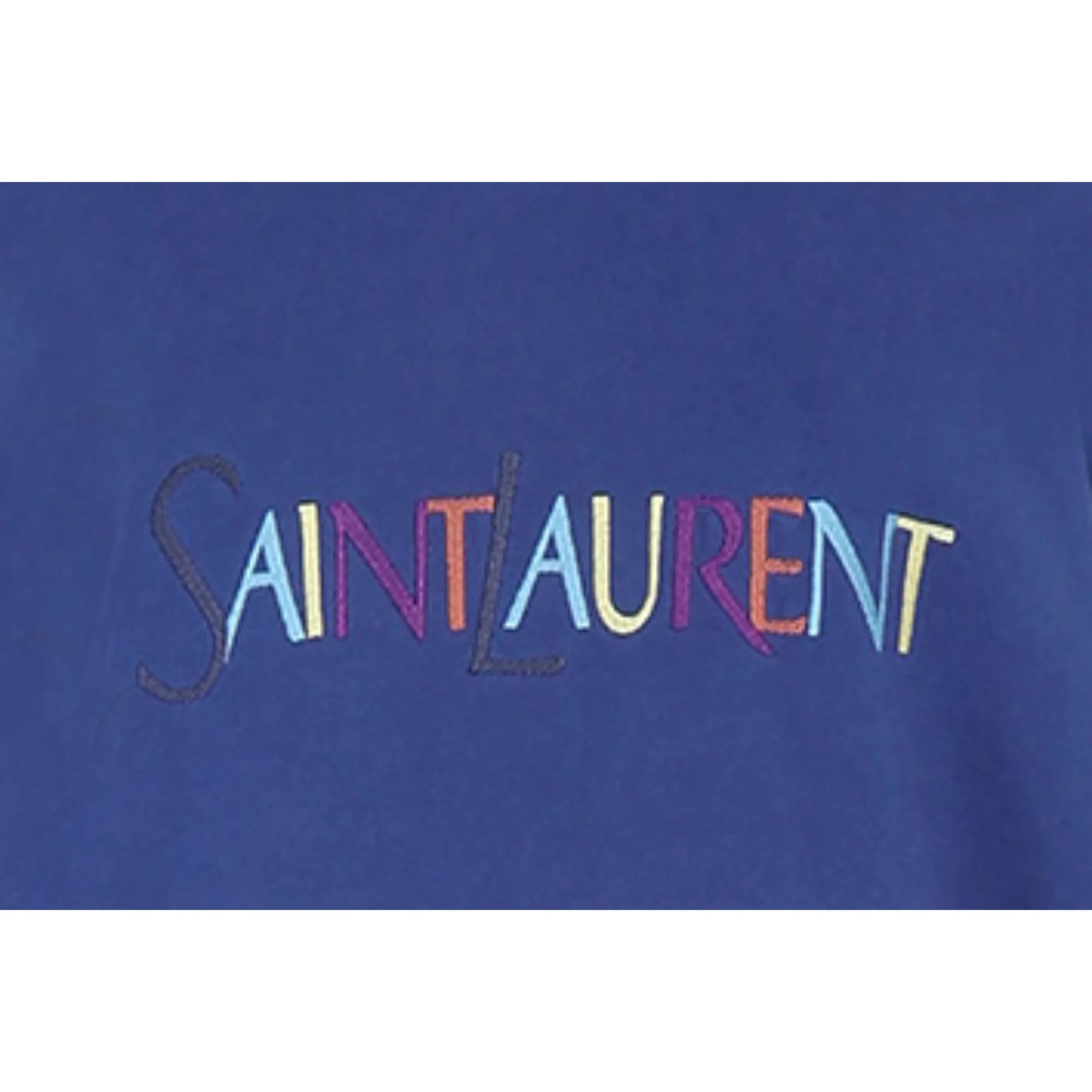 Hoodie Oversize Moll Doux Gots - Bleu/Multicolor - Image 5