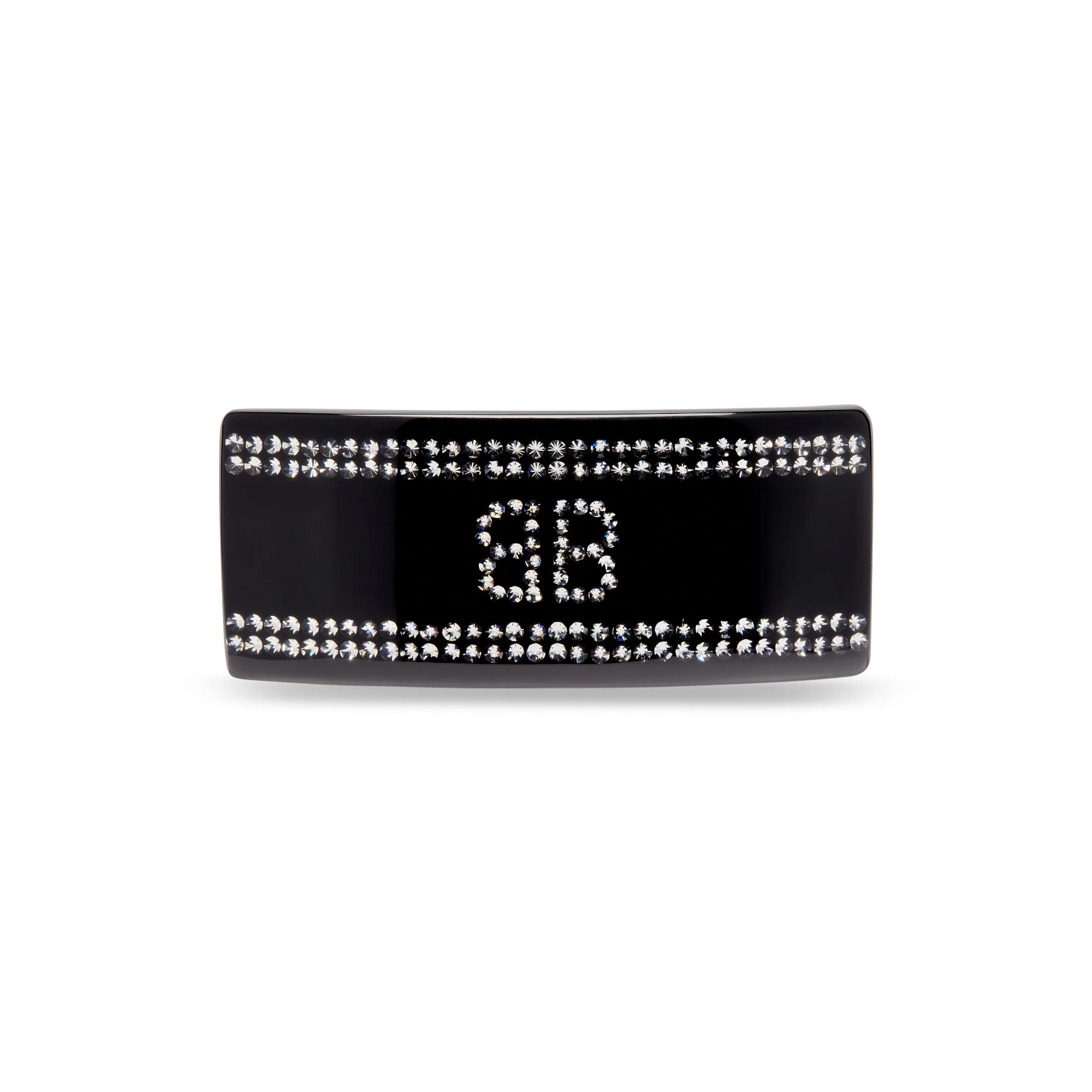 XXL Hair Clip - Black/Crystal