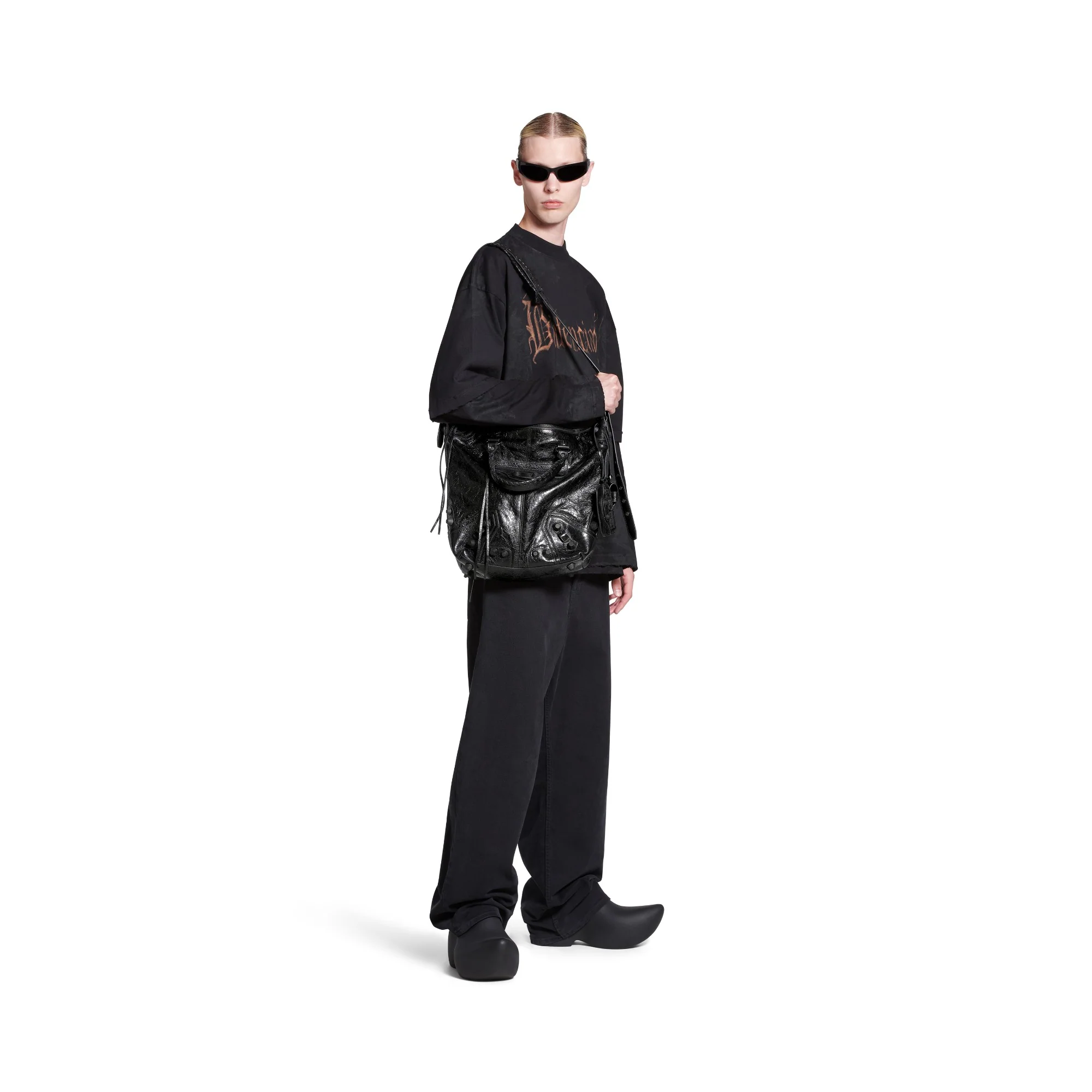 Le Cagole Tote M - Black - Image 5