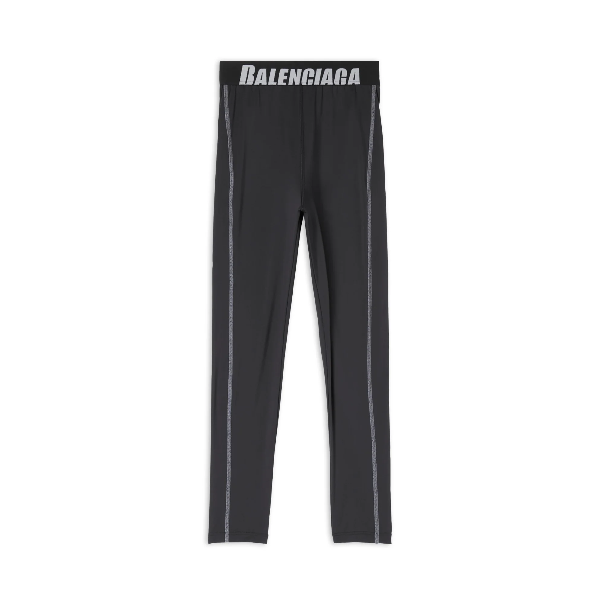 Leg Athletic Cut Leggins - Black/Grey