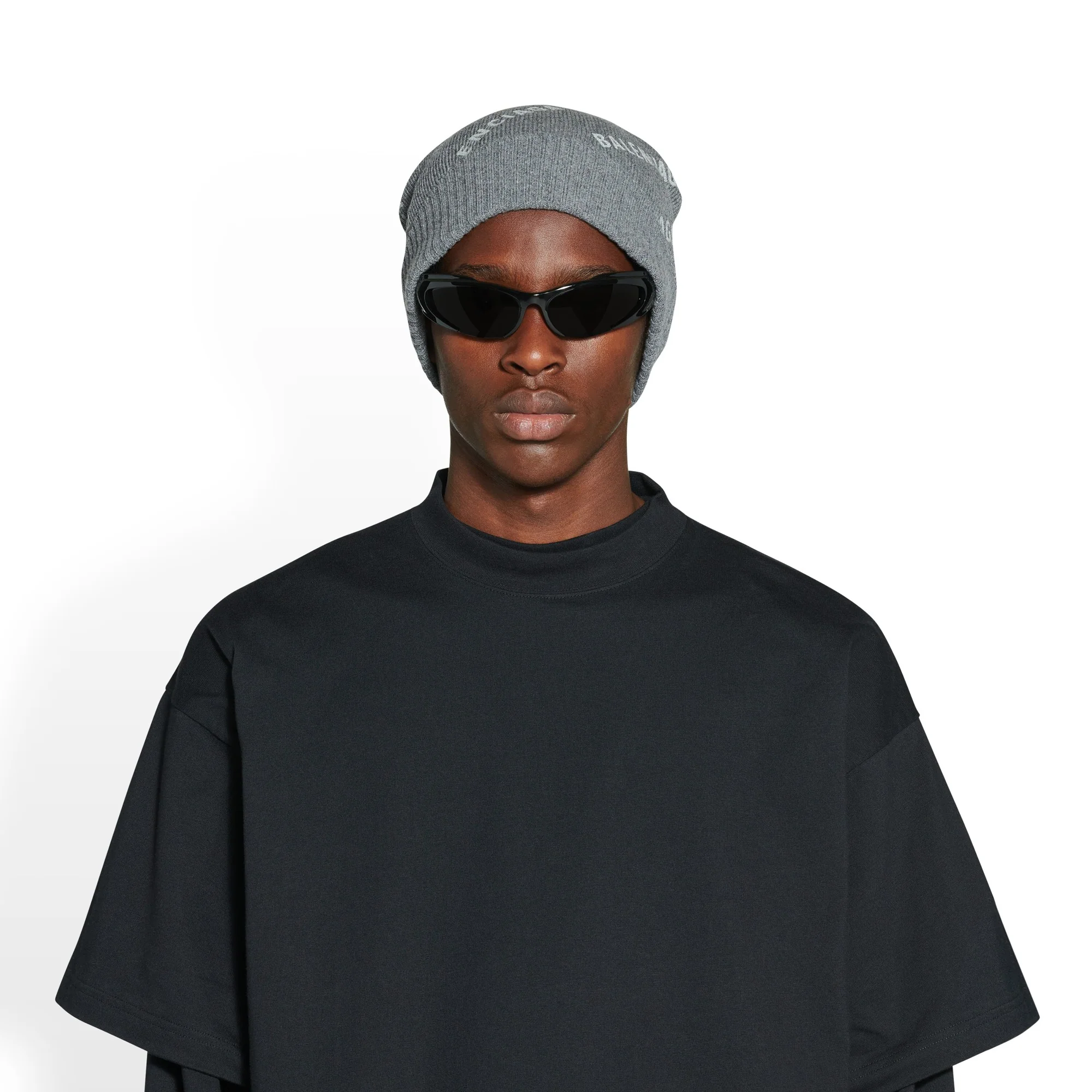 All-Over Beanie - Heather Grey - Image 3