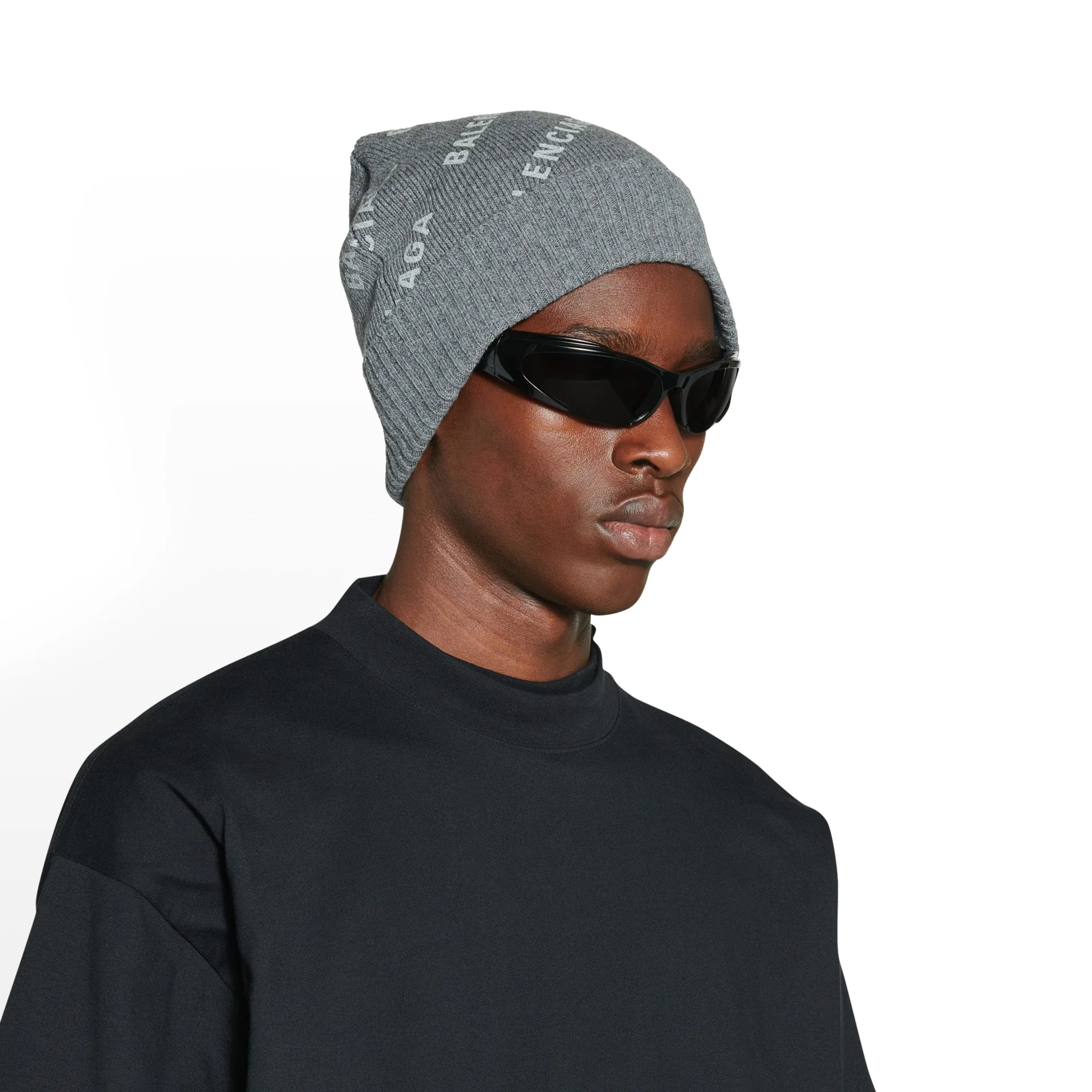 All-Over Beanie - Heather Grey - Image 4