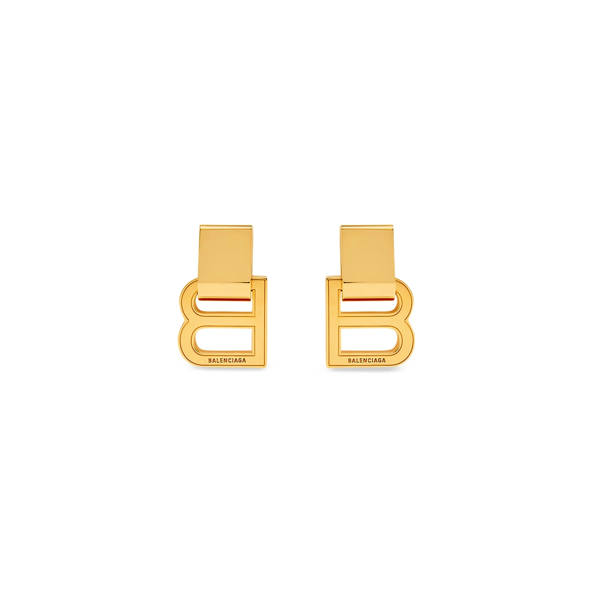 Hourglass Earrings P - Gold