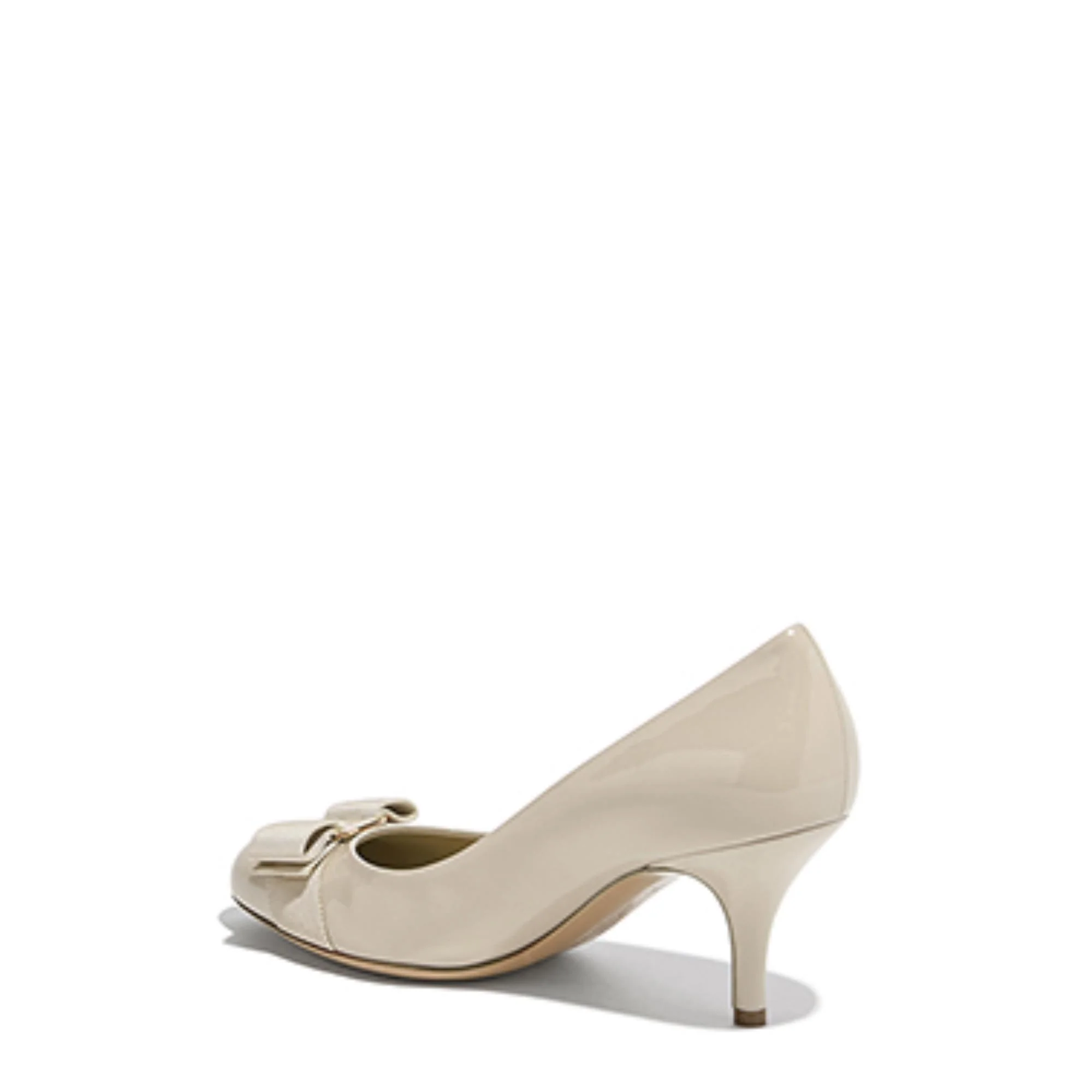 Vara Bow Pumps Shoe - Bone - Image 3