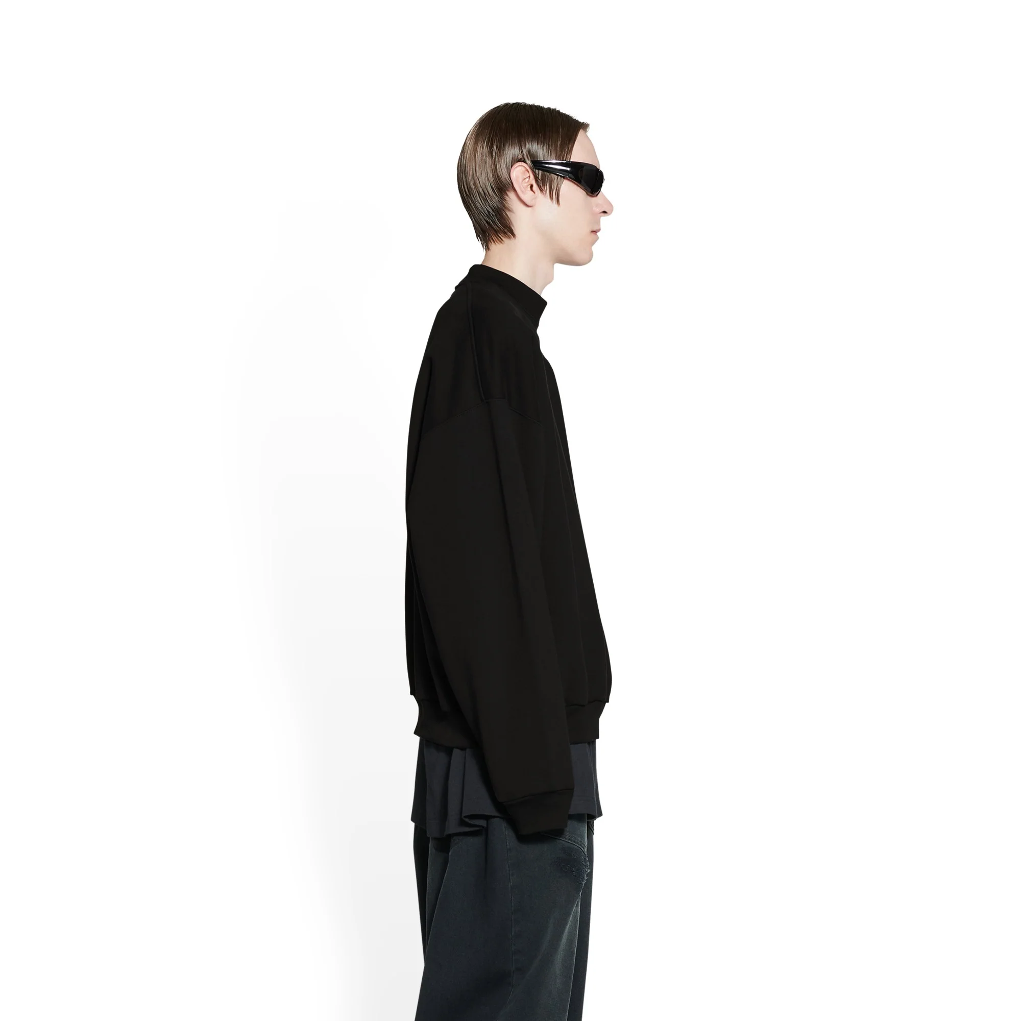 Crewneck Sweater - Black/White - Image 5