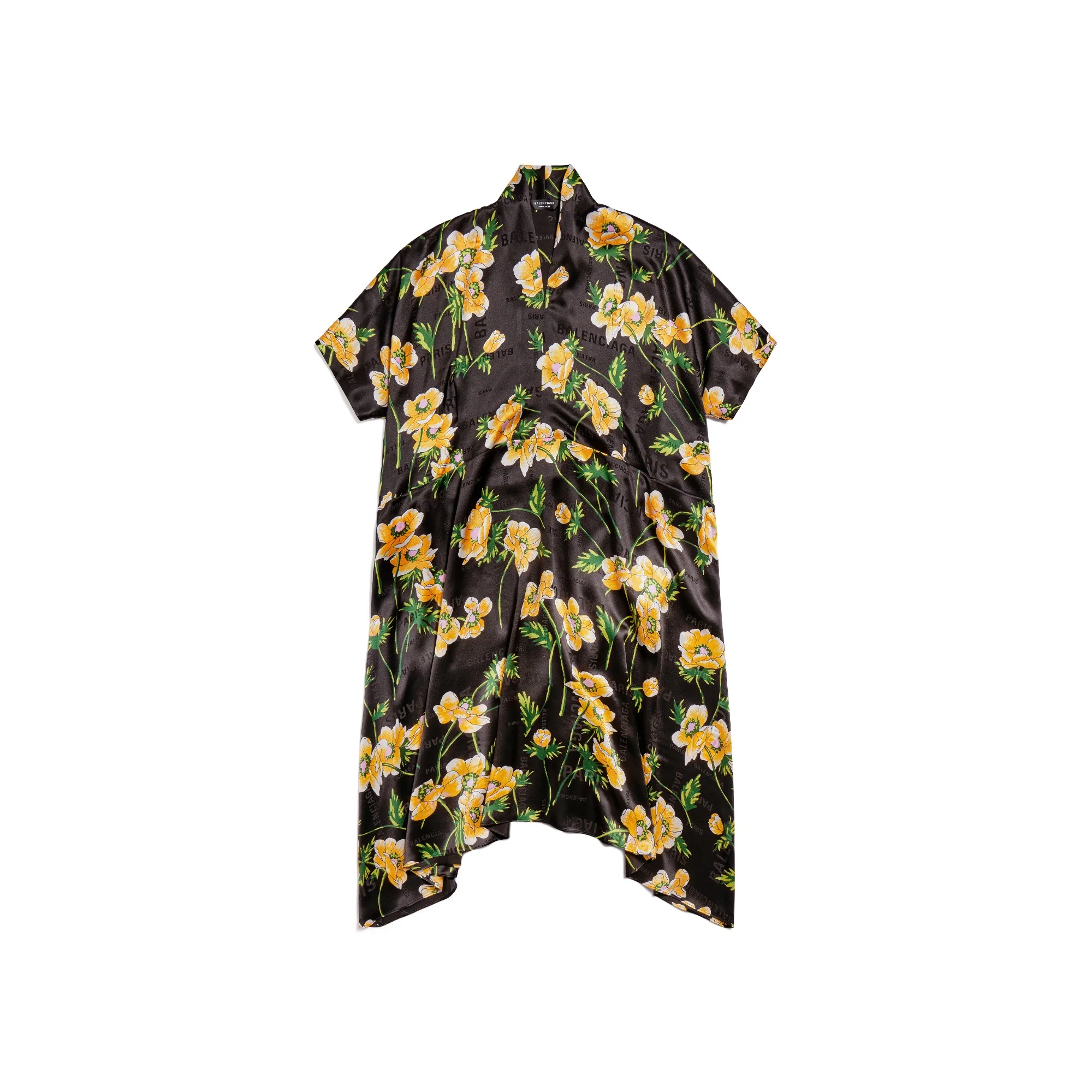 Oversized Dress - Black/Yellow