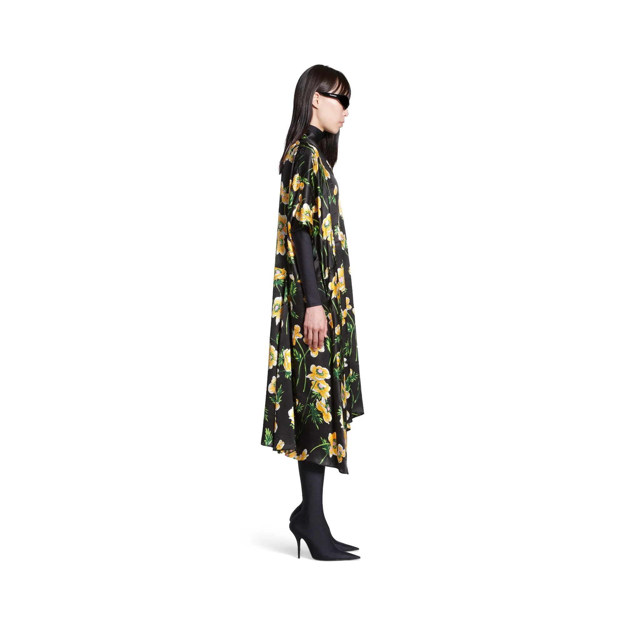 Oversized Dress - Black/Yellow - Image 5