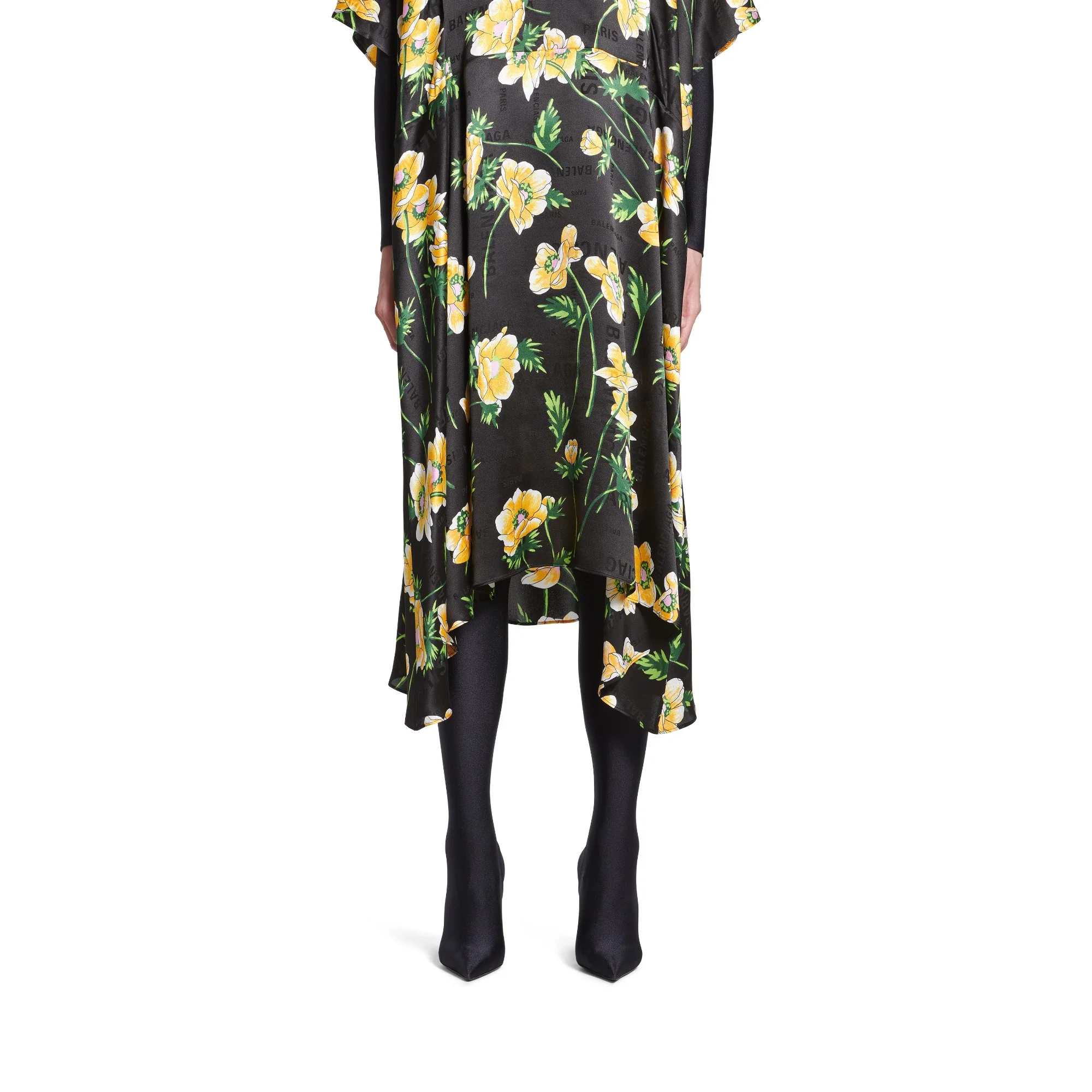 Oversized Dress - Black/Yellow - Image 7
