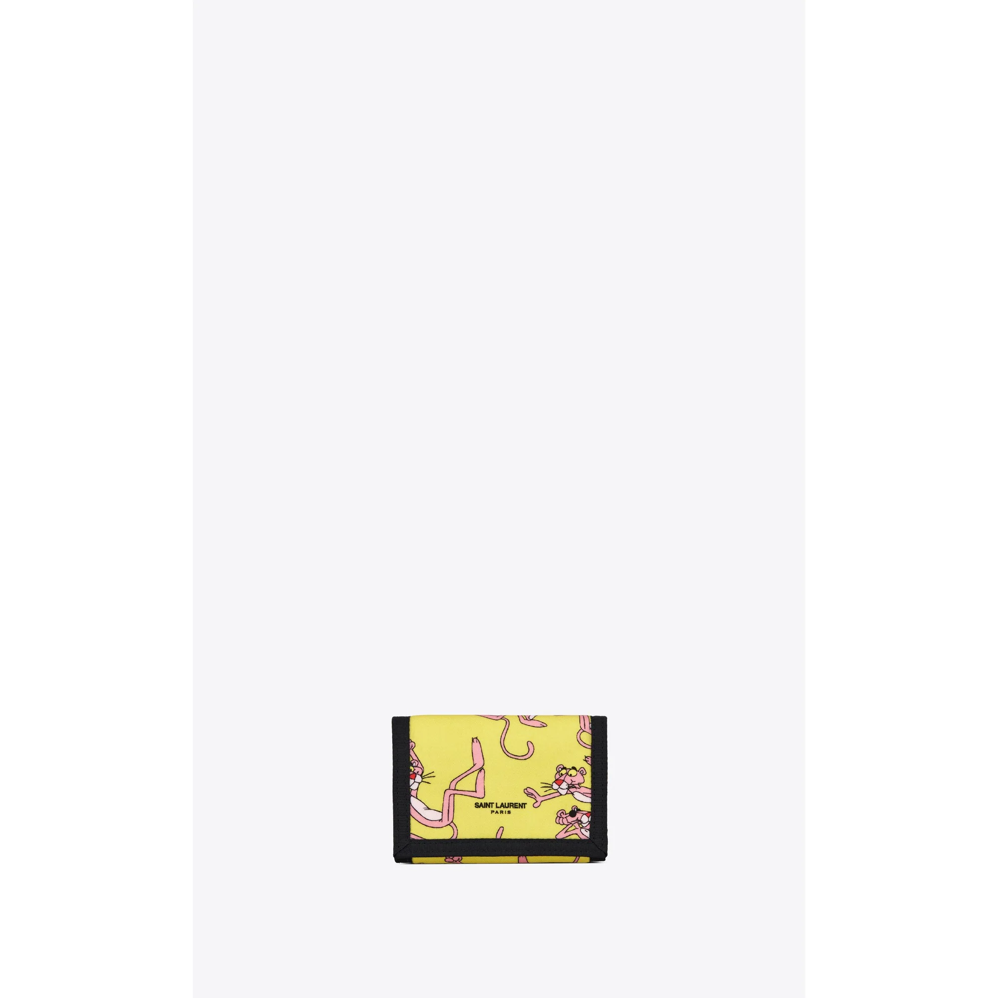 YSL x Pink Panther Wallet - Giallo/Rosa/Nero