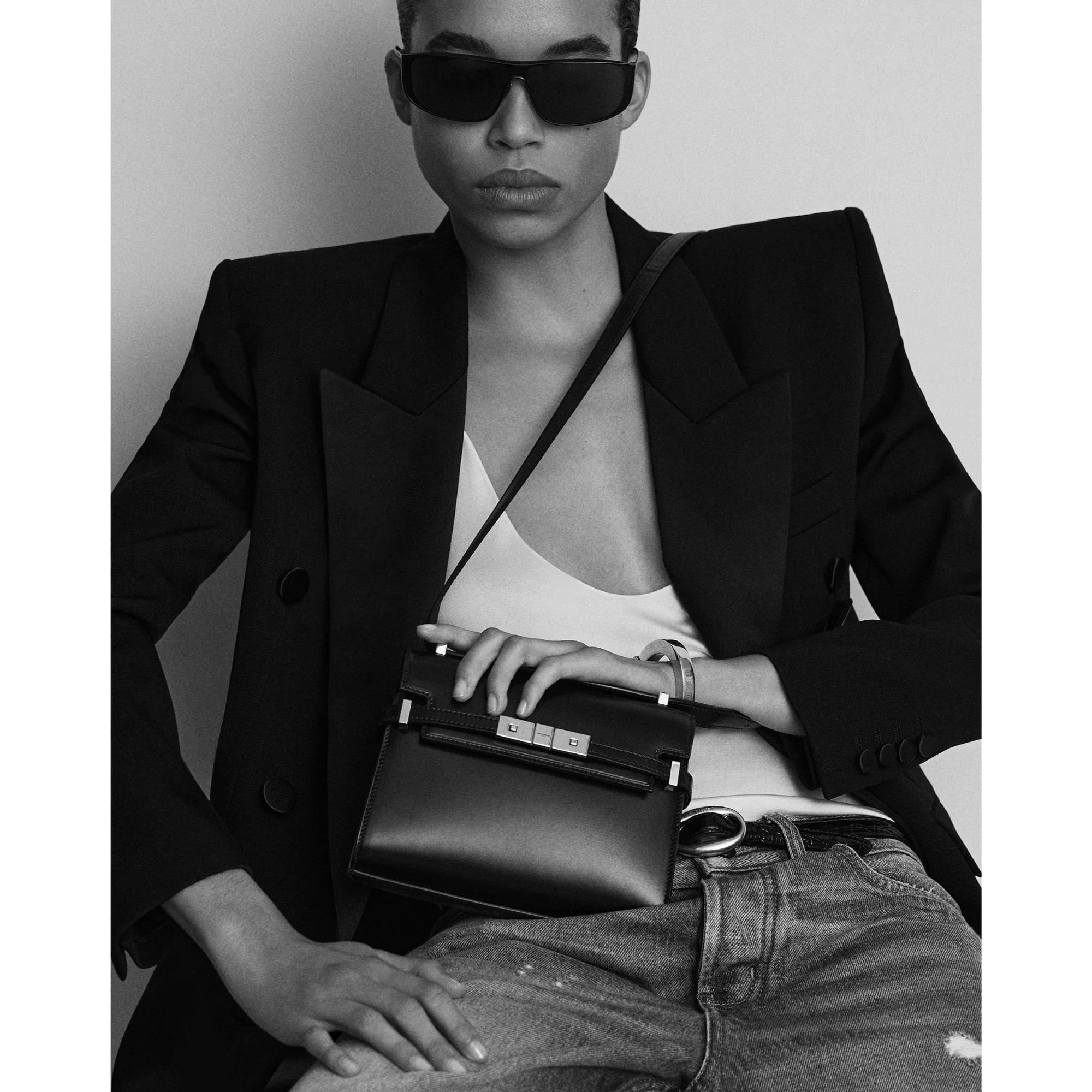 Mini Manhattan Crossbody Bag - Nero - Image 6