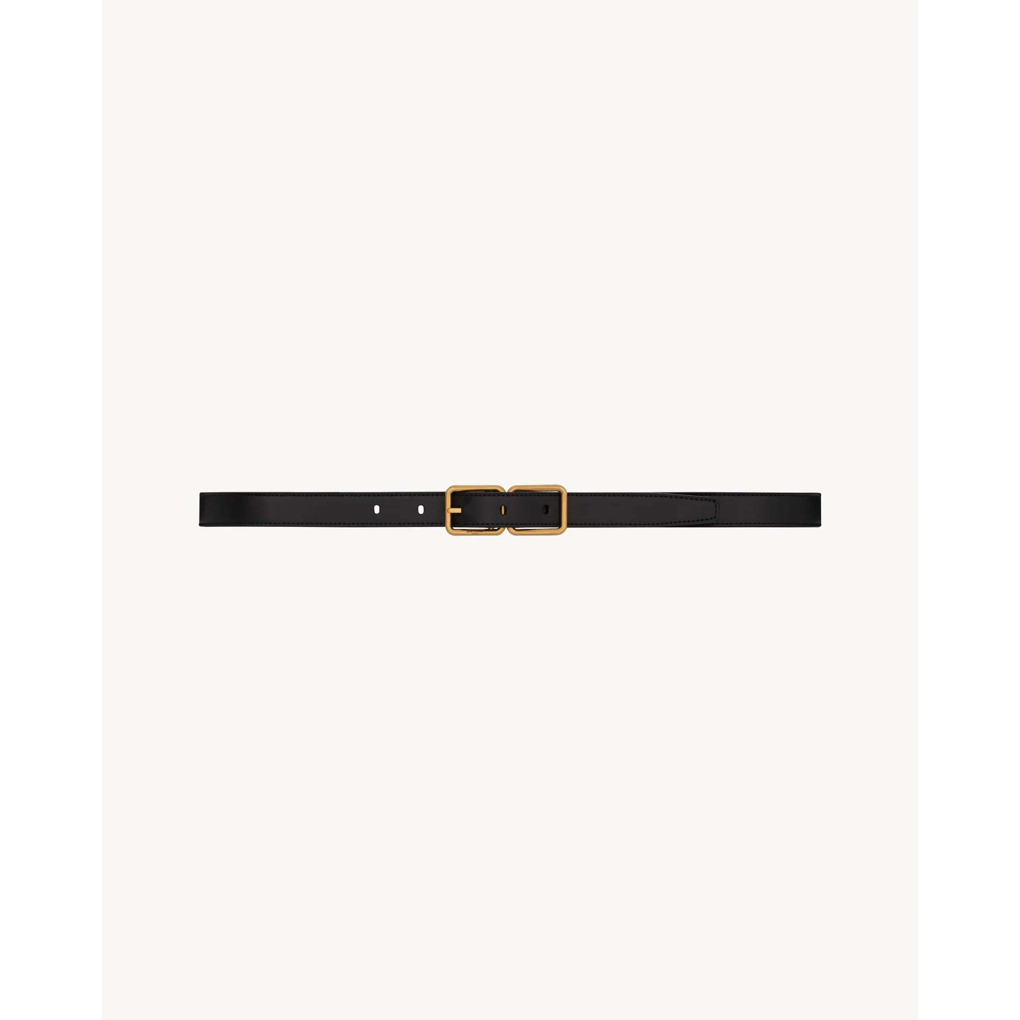 Fine Ceinture Double Cadre - Nero