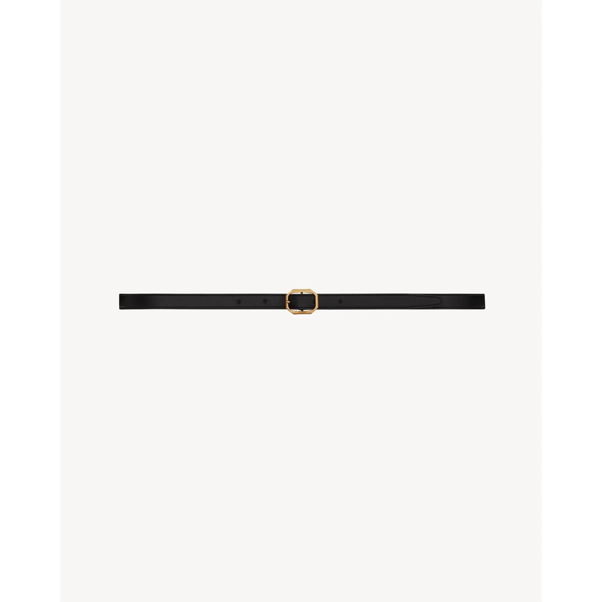 Fine Ceinture Boucle Frame - Nero