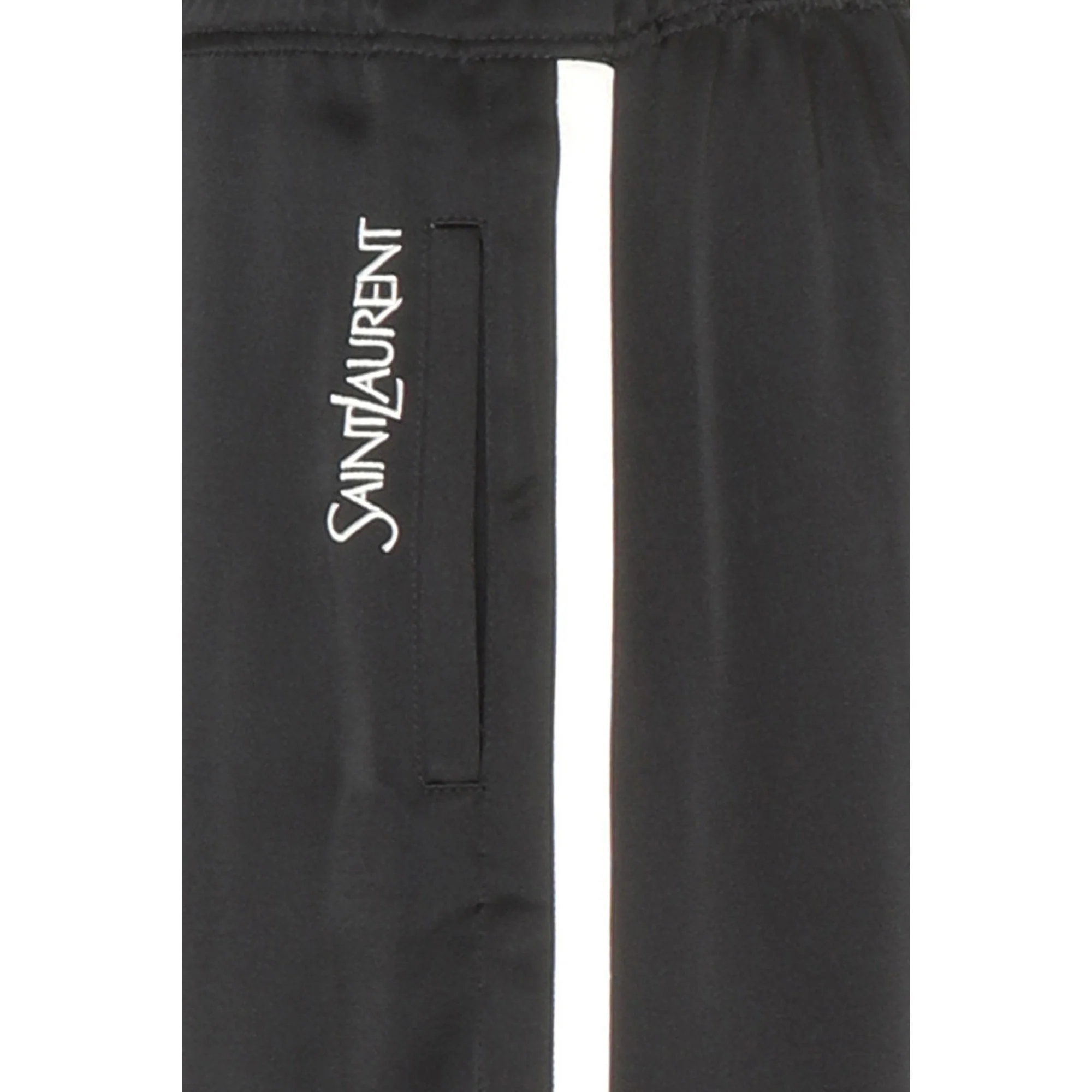 Jogging Satin Envers Crepe - Noir - Image 5