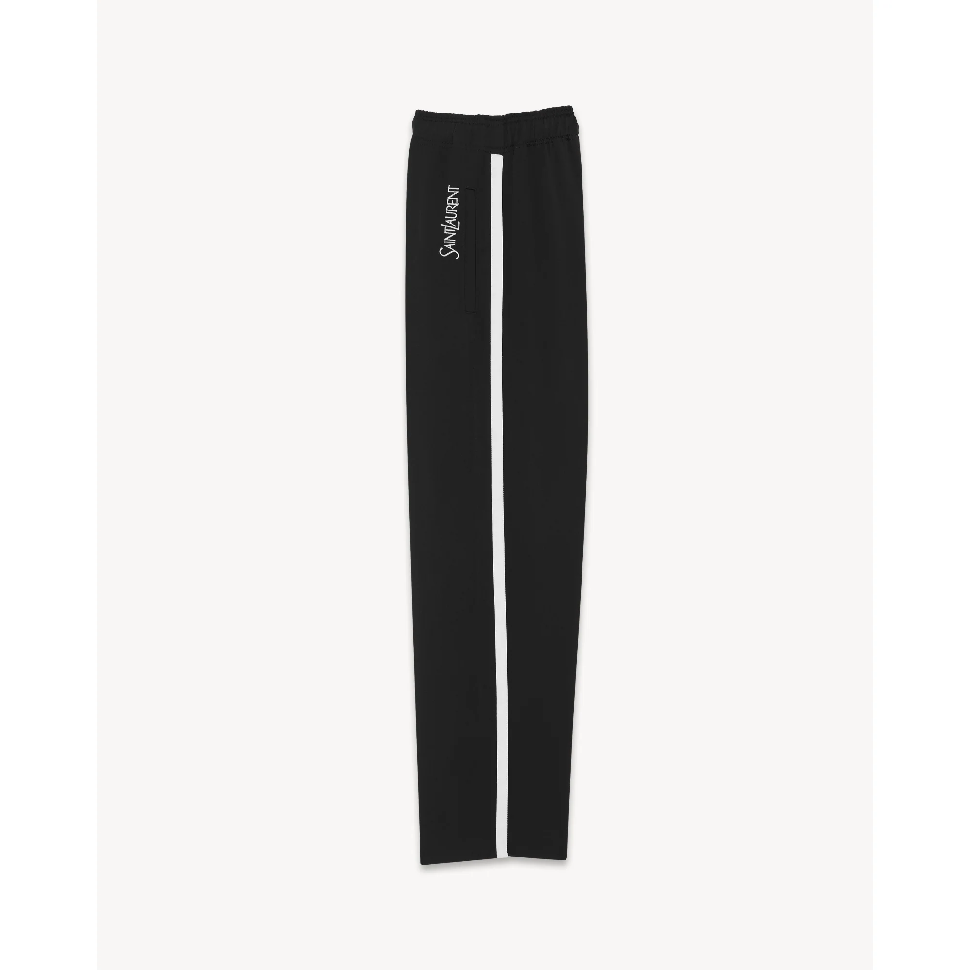Jogging Satin Envers Crepe - Noir - Image 2