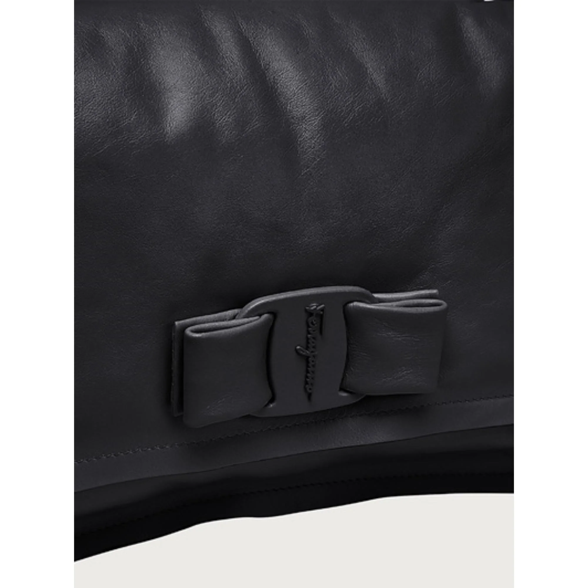 Viva Small Bow Bag - Black - Image 5