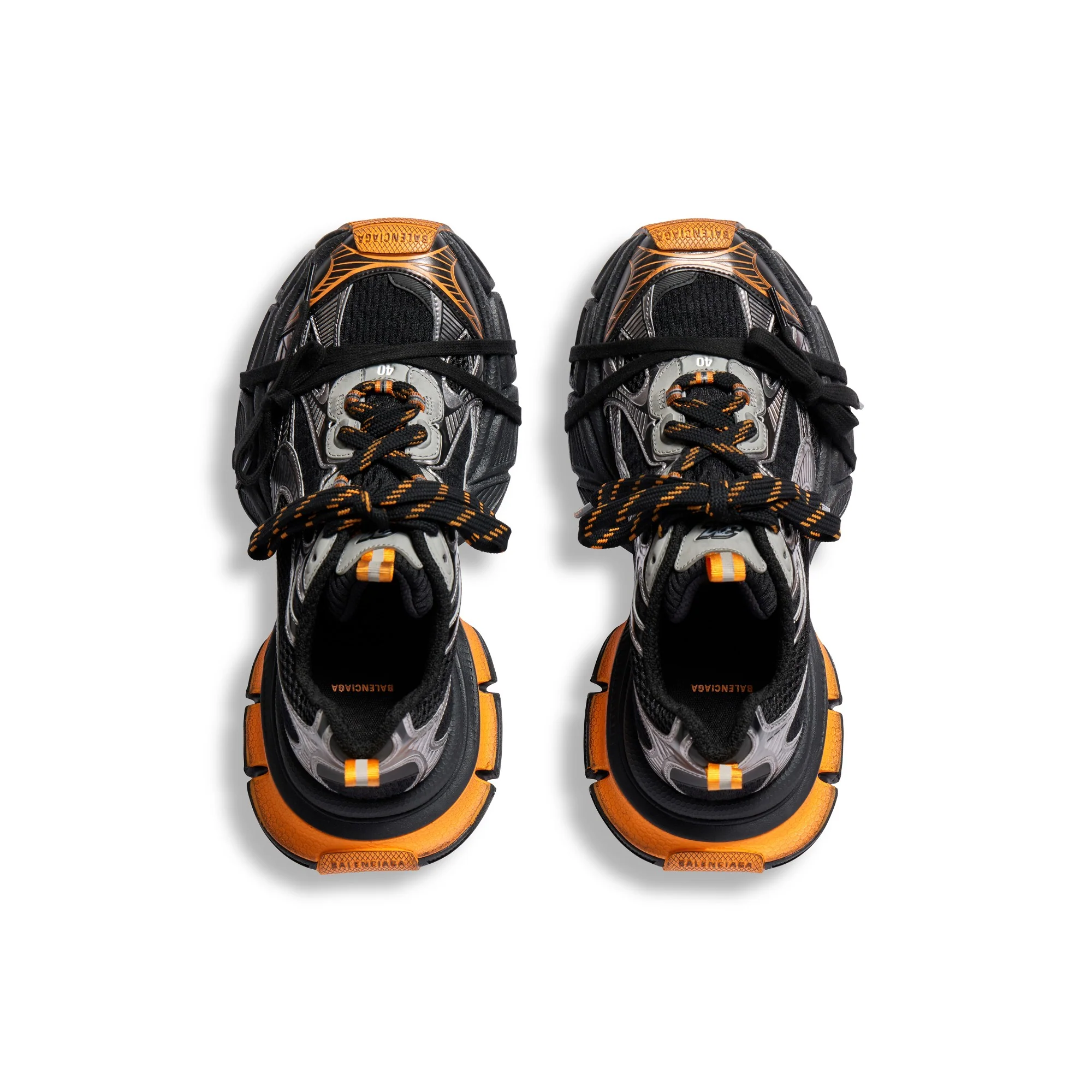 3Xl Tricolor/Mesh/Rub/W - Black/Orange/Grey - Image 3