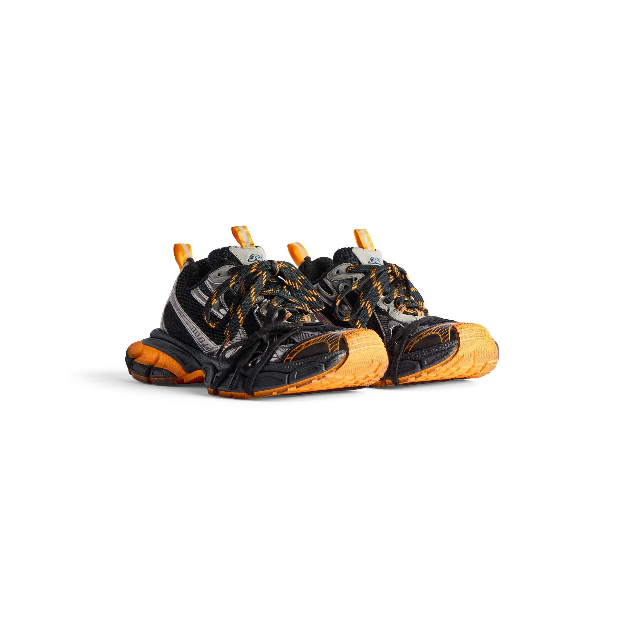 3Xl Tricolor/Mesh/Rub/W - Black/Orange/Grey - Image 6