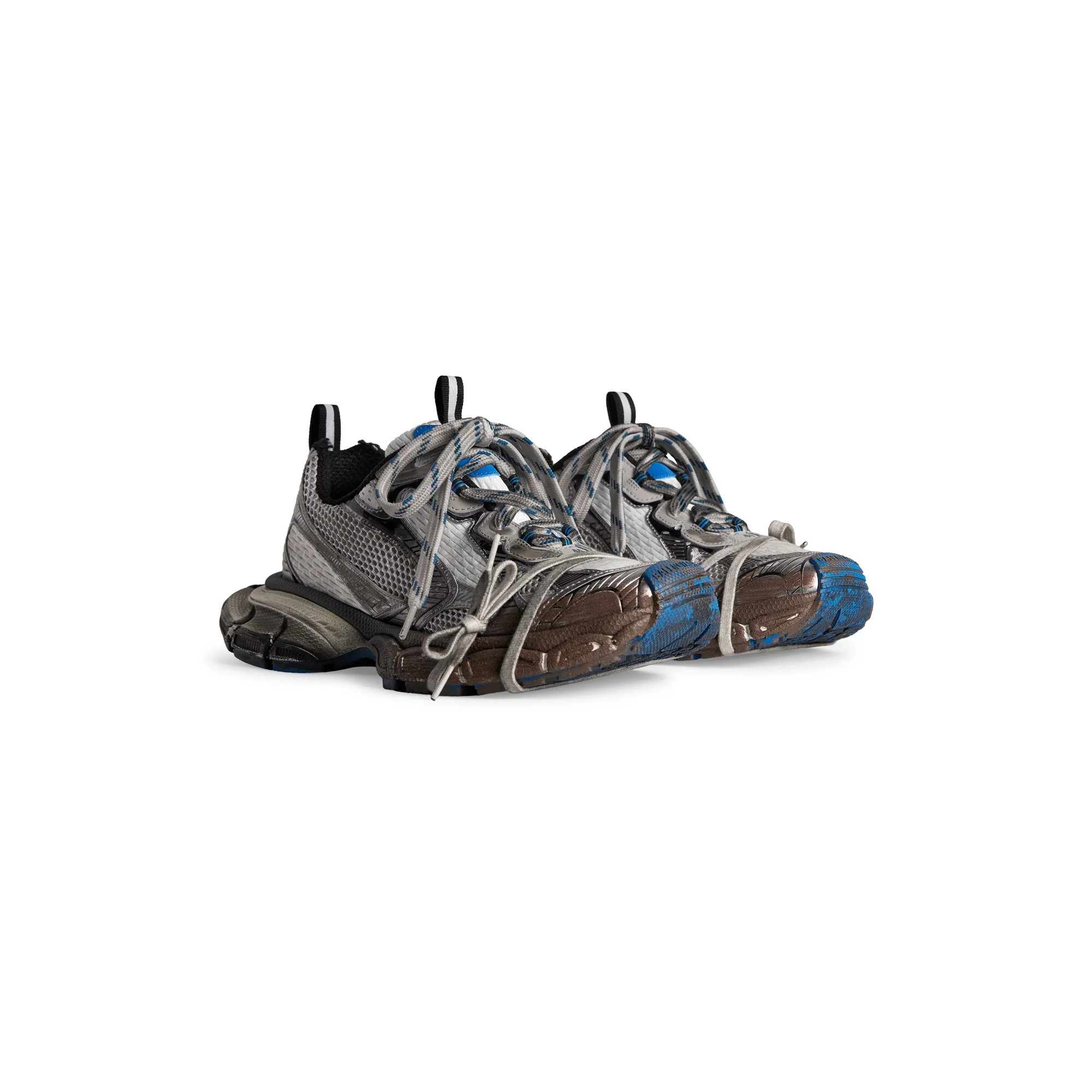 3Xl Mesh/Rub/Super Worn Out - Grey/White/Blue - Image 6