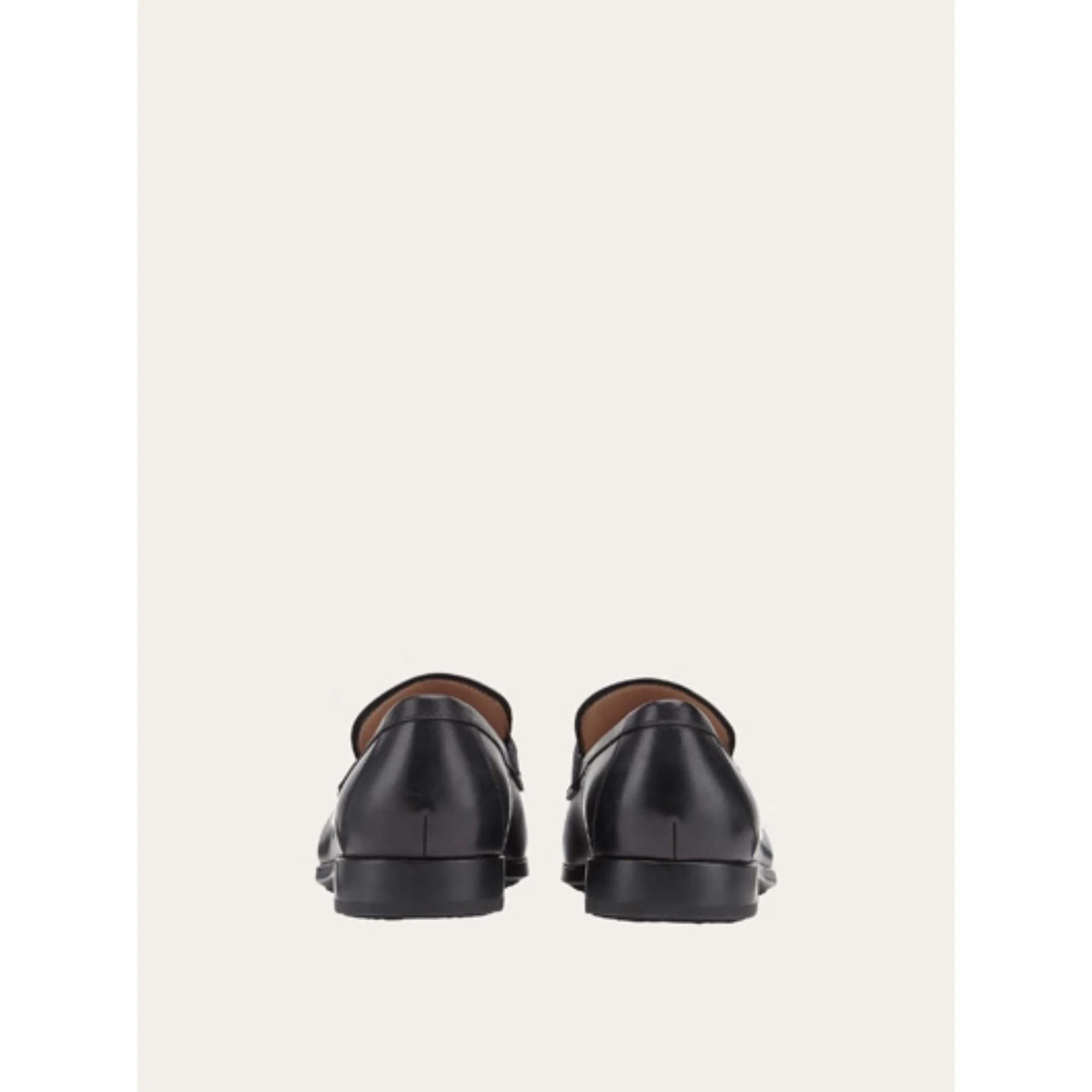Moccasin with Gancini Ornament - Black - Image 4