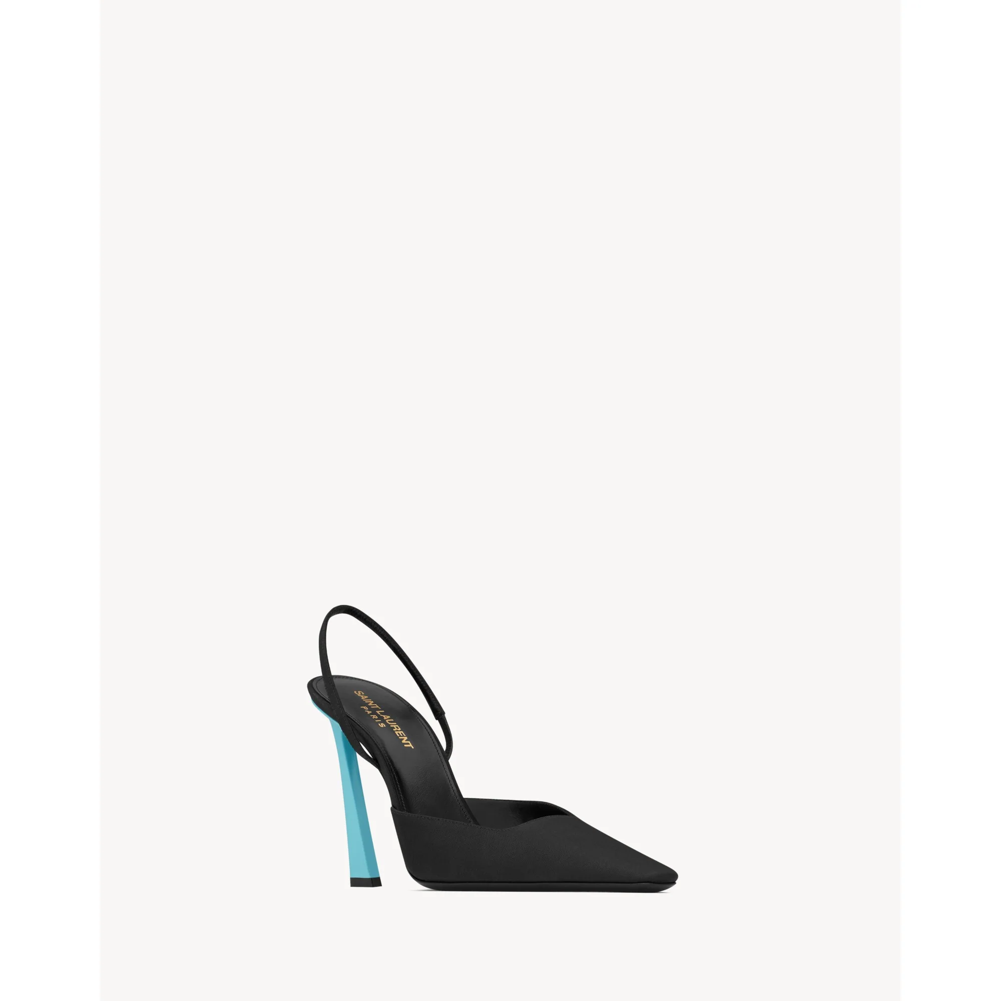 Blade 105 Slingback Pump - Nero/Heavenly Blue - Image 3