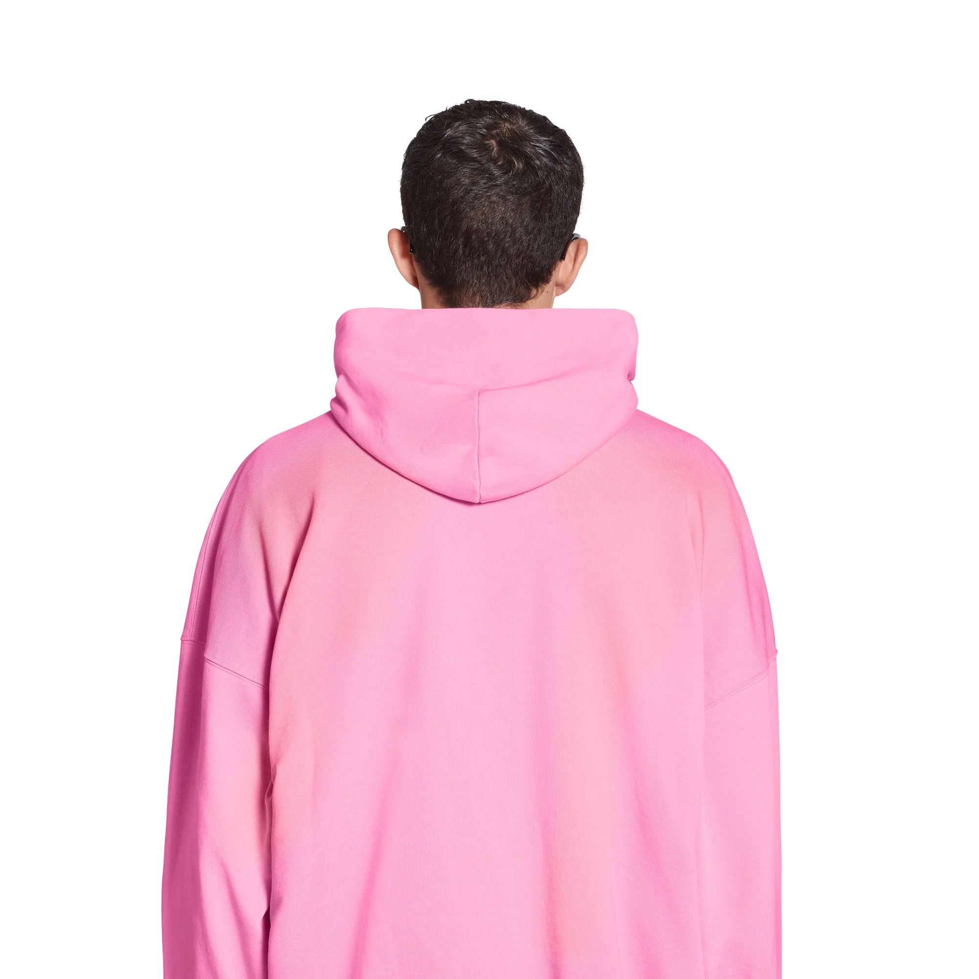 Large Fit Hoodie - Pink/Black - Image 5