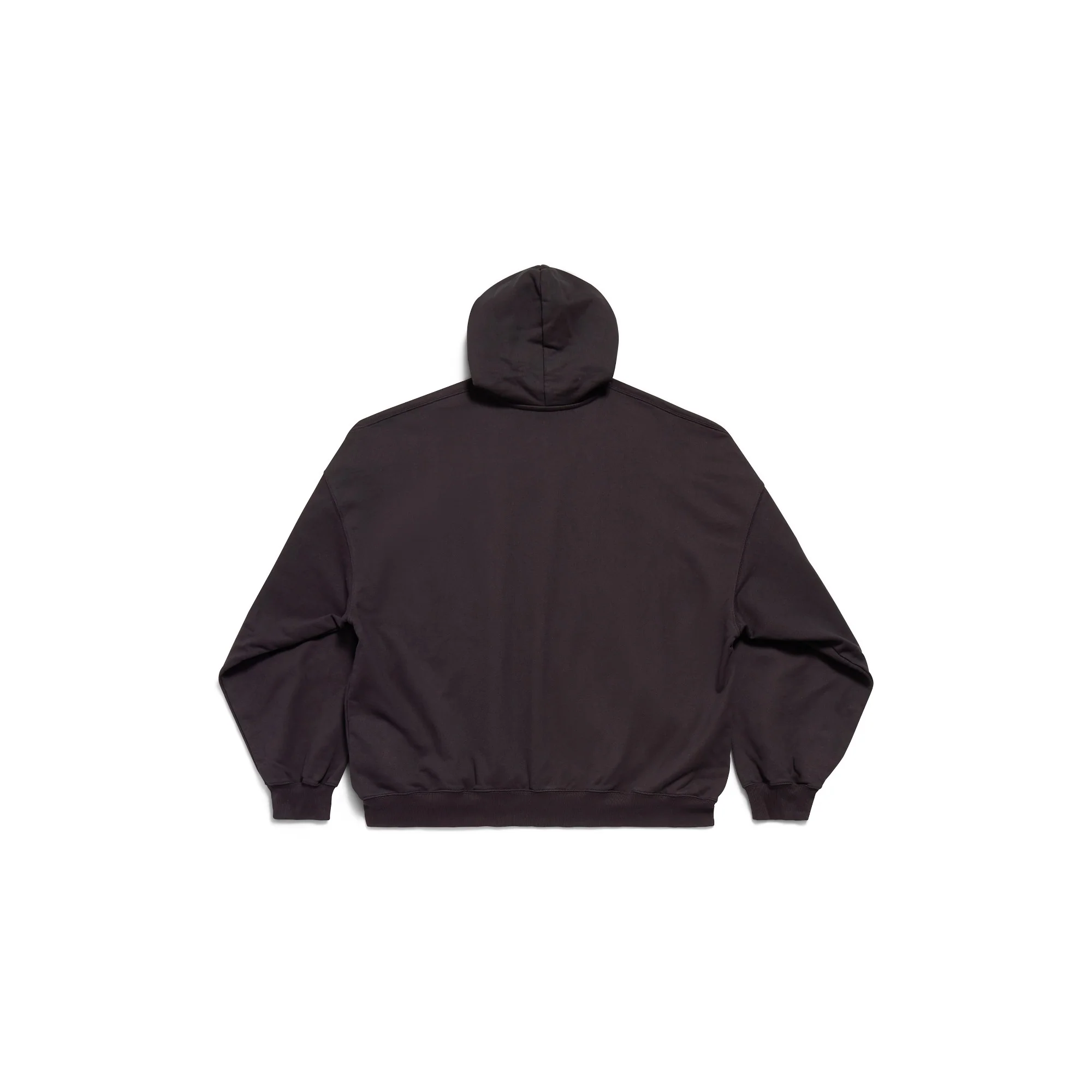 Large Fit Hoodie - Washed Black/Anthrac - Image 2