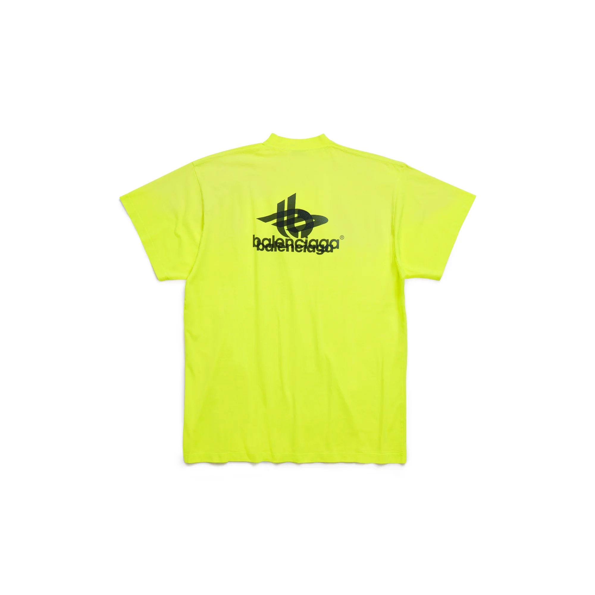 Oversized T-Shirt - Fluo Yellow/Black - Image 2