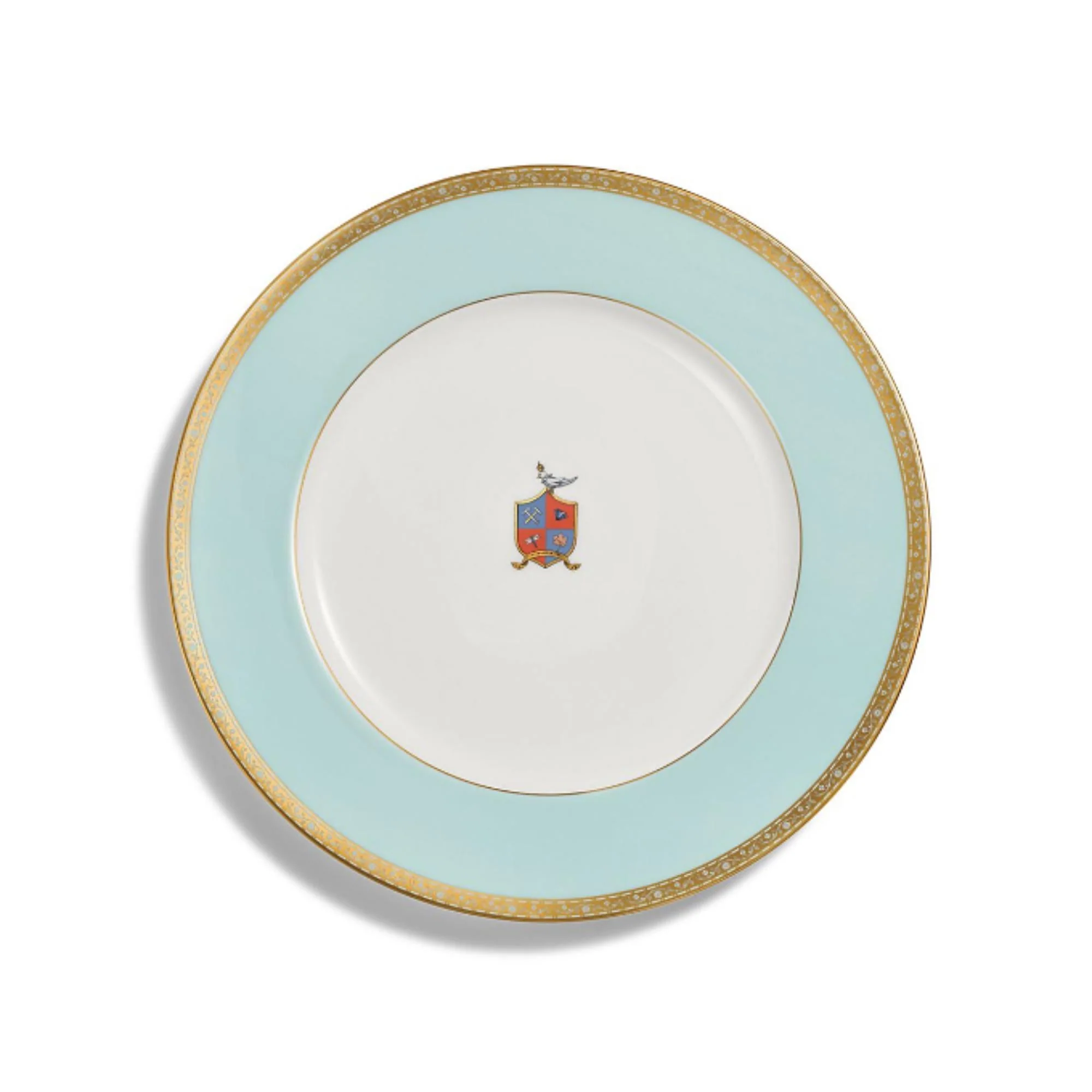 74165729 - Bc Crest Blue Dinner Plate