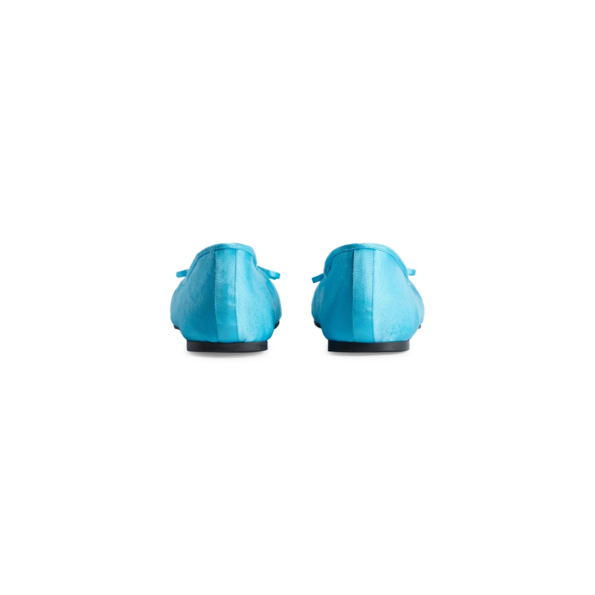 Leopold Flat Satin Worn Out - Turquoise - Image 2