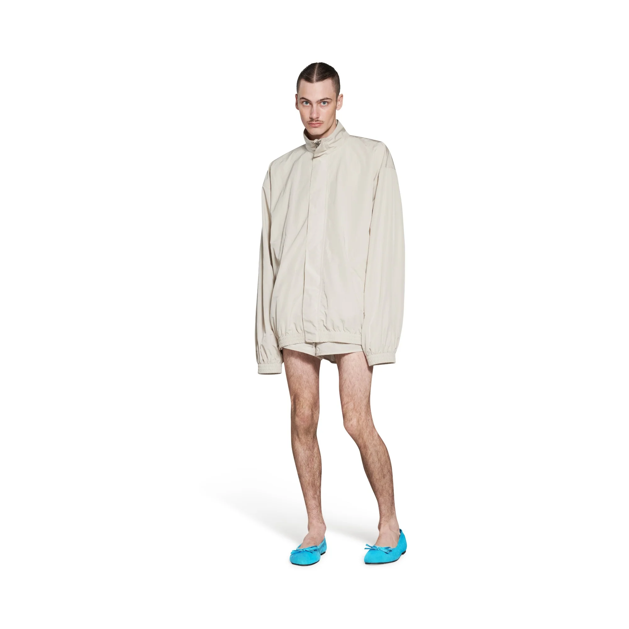 Leopold Flat Satin Worn Out - Turquoise - Image 6