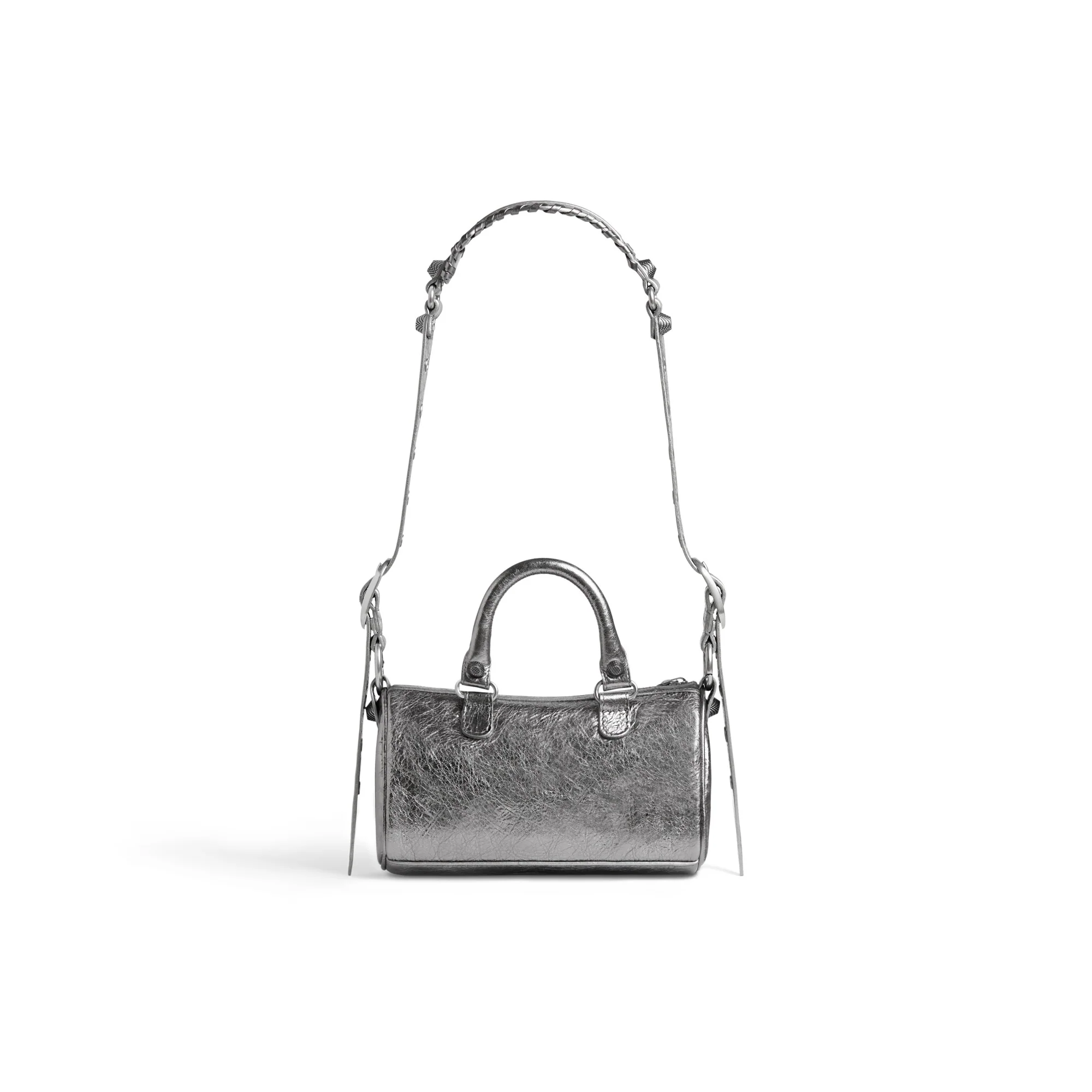 Le Cagole Mini Duffle Bag - Silver - Image 2