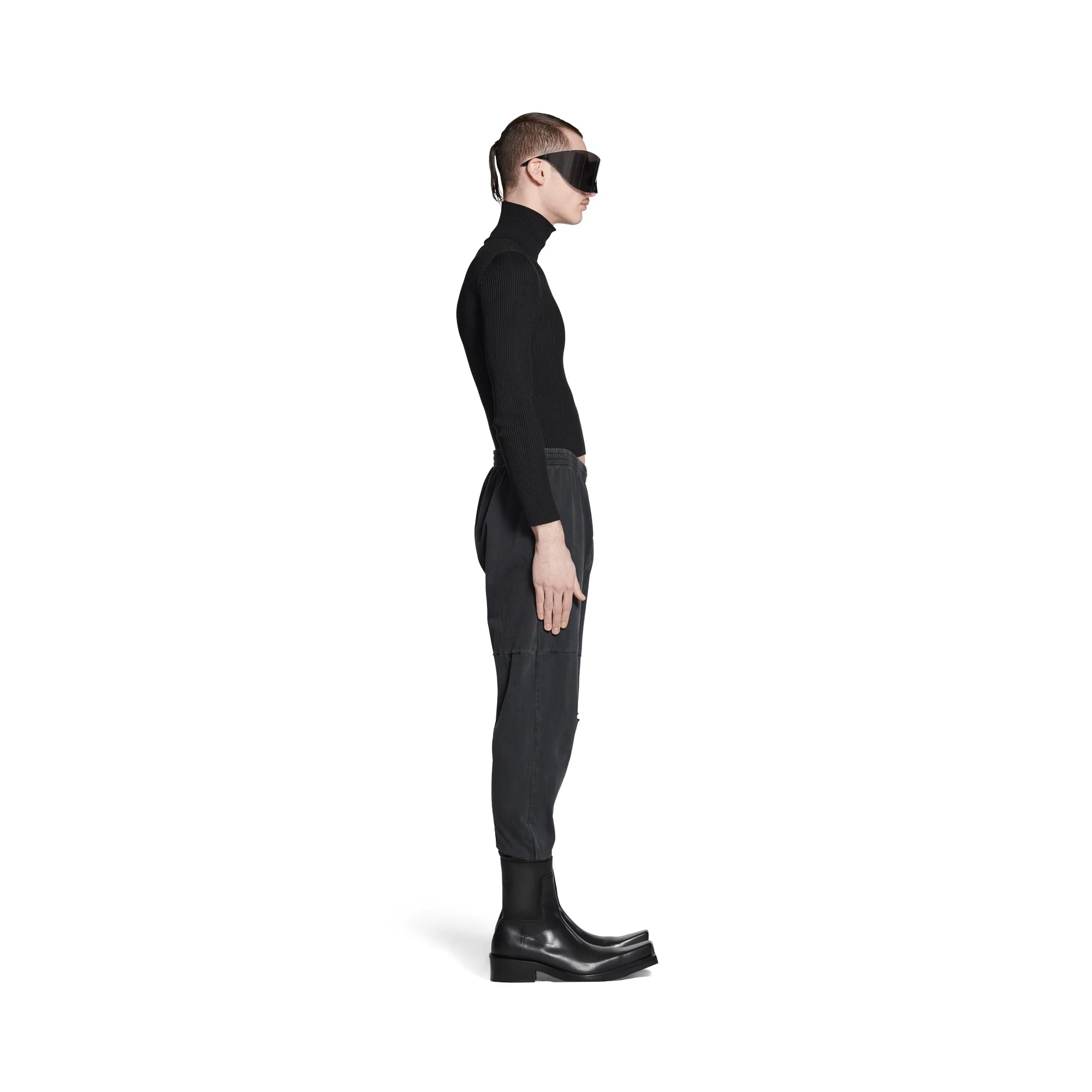 Loose Leggings - Wshd Blk/Wshd Blk - Image 4