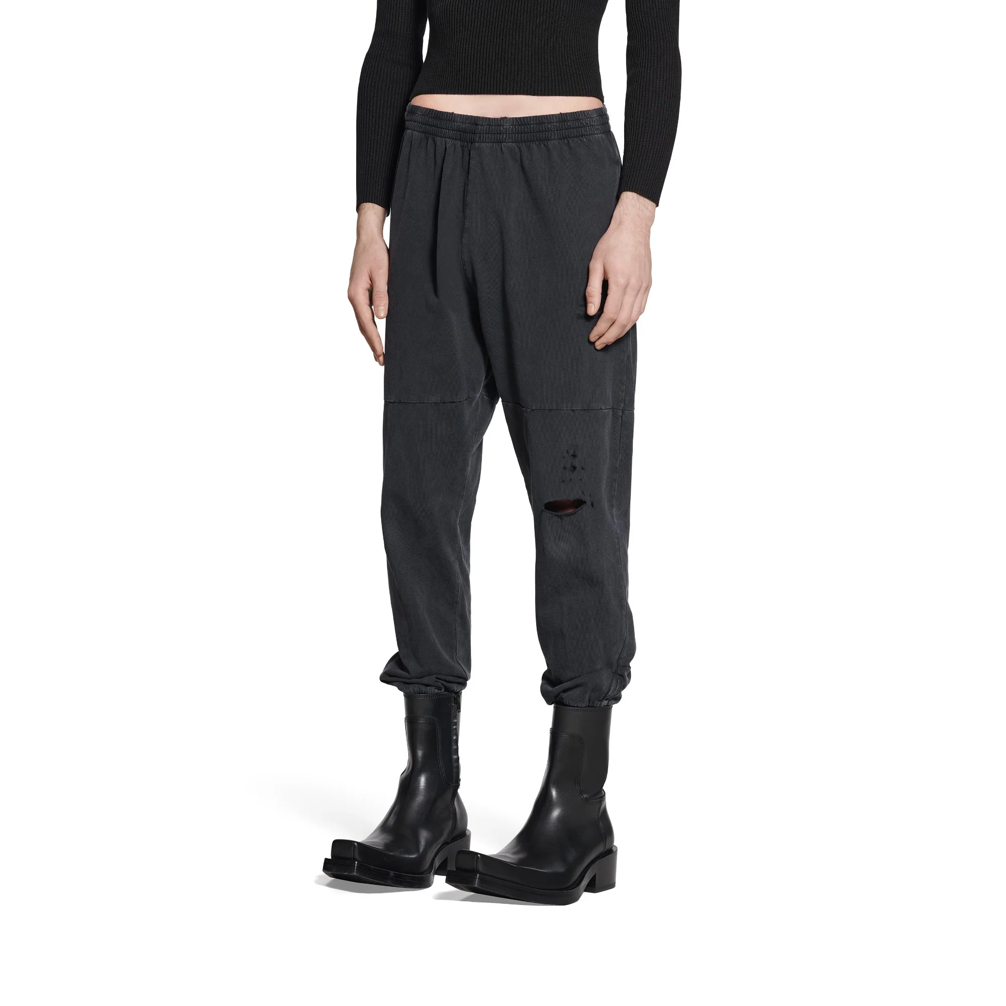 Loose Leggings - Wshd Blk/Wshd Blk - Image 5