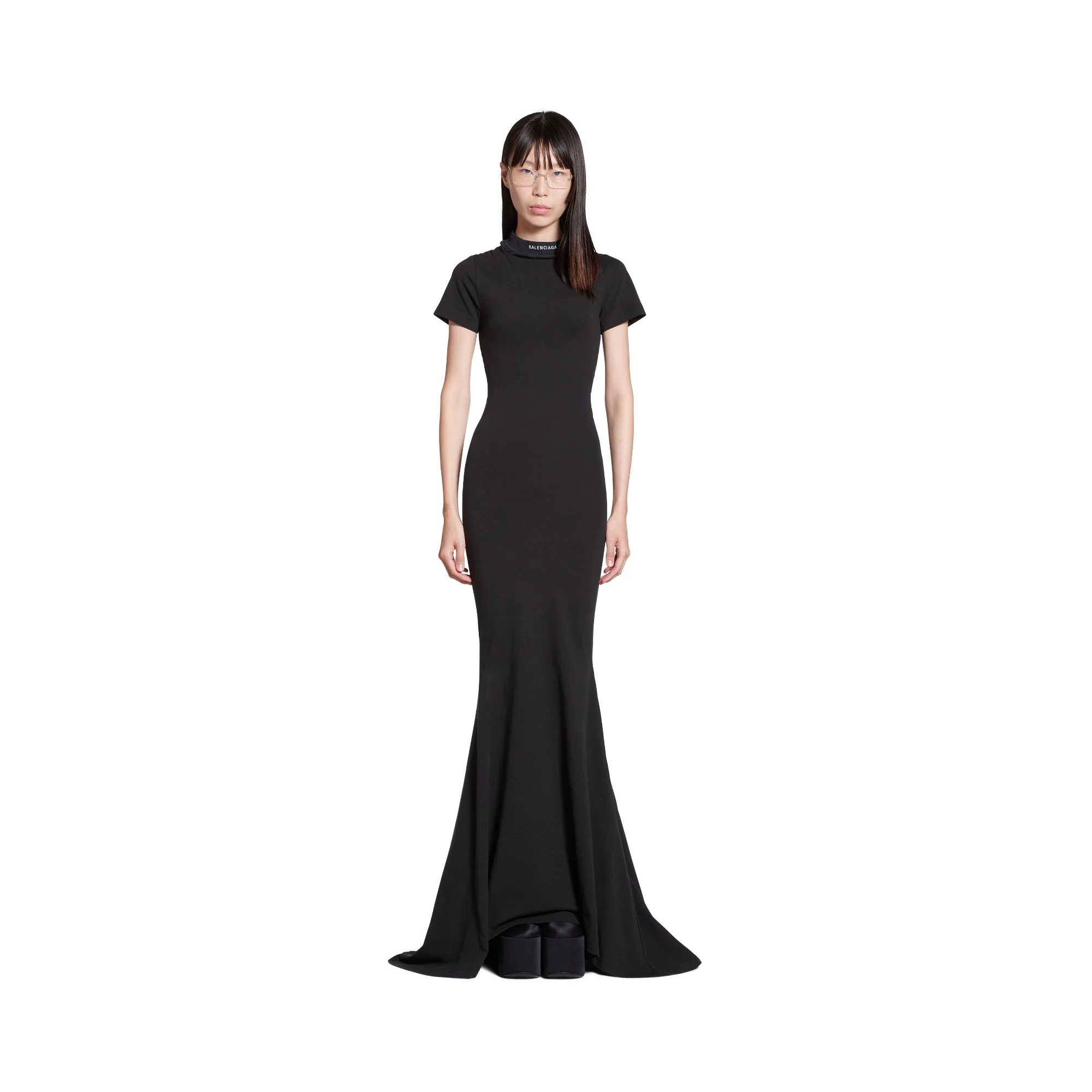 Maxi T-Shirt Dress - Washed Black - Image 3