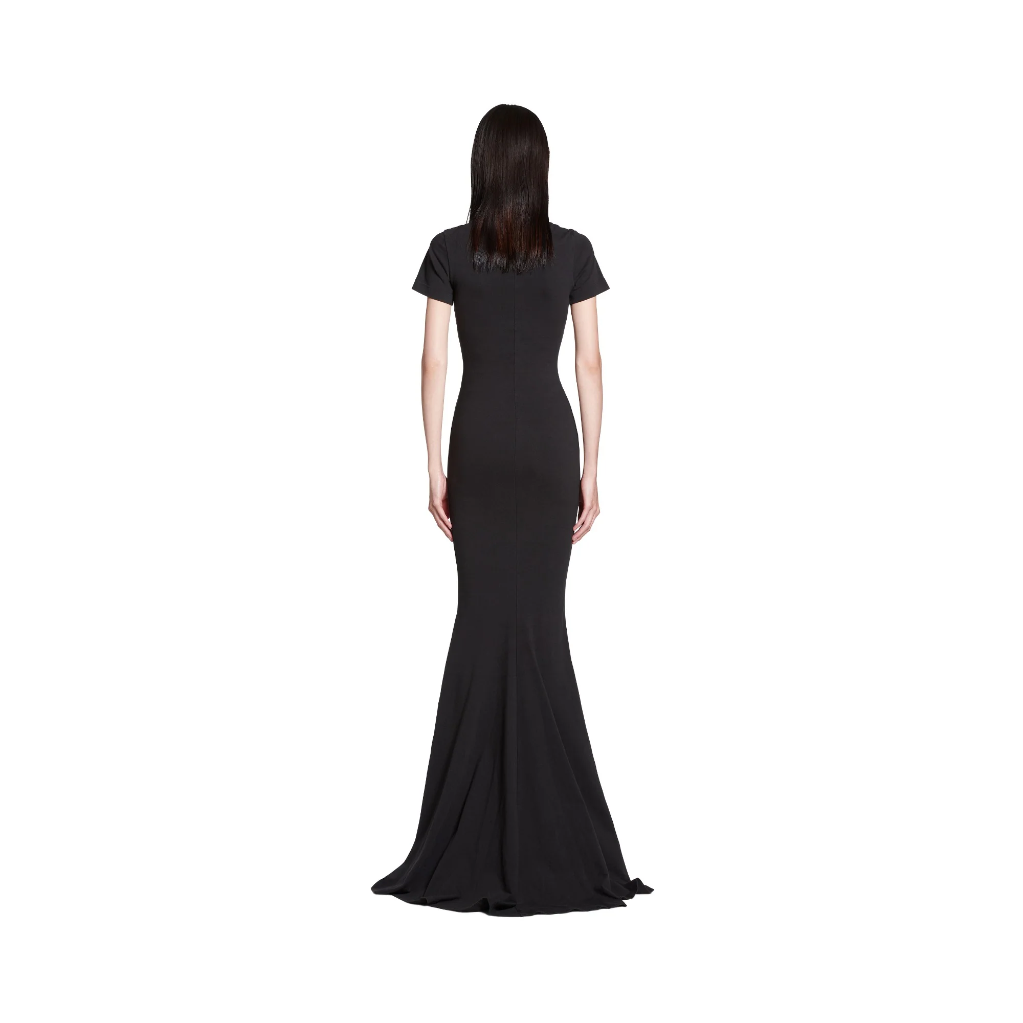 Maxi T-Shirt Dress - Washed Black - Image 4