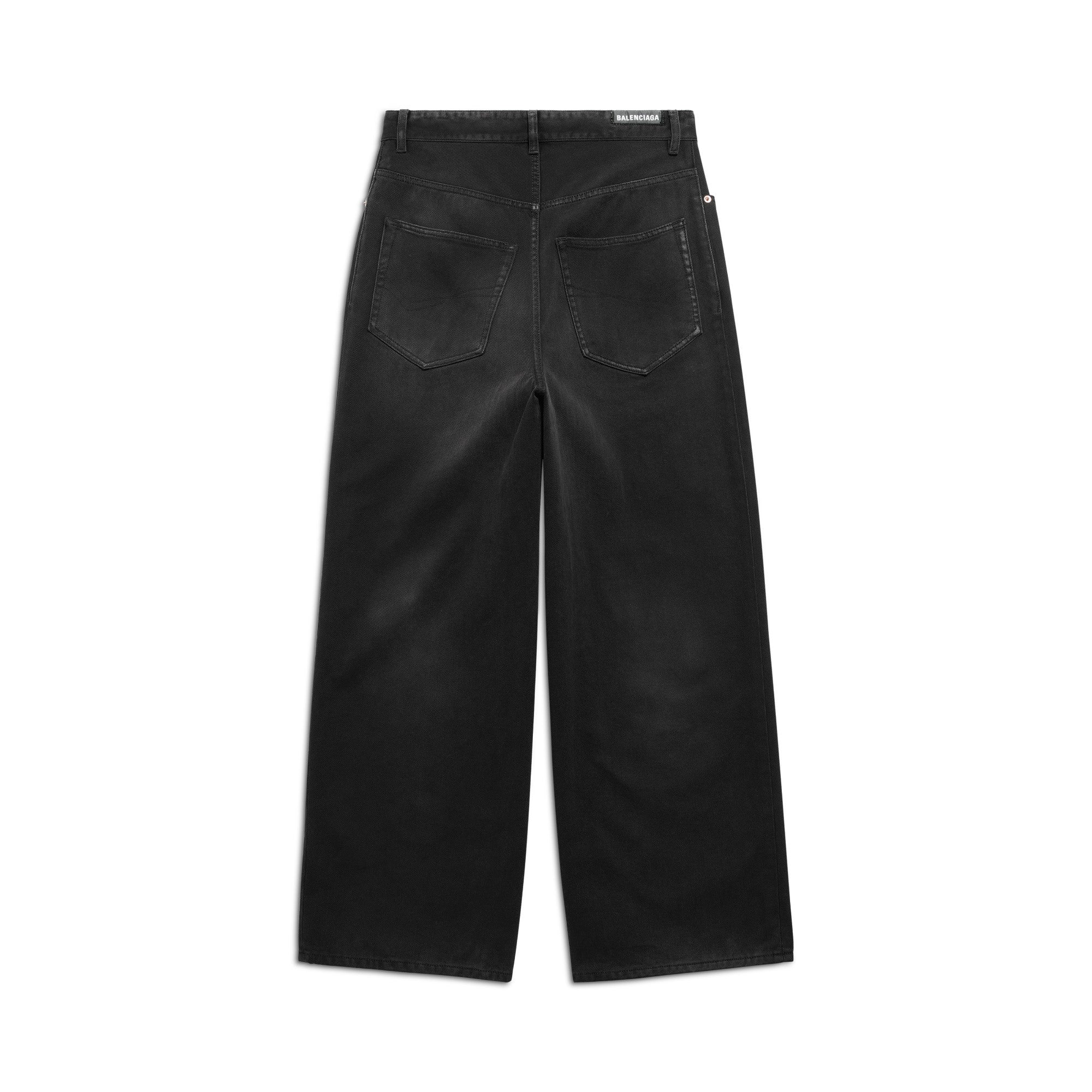 Baggy Pants - Grid Wash Black - Image 2