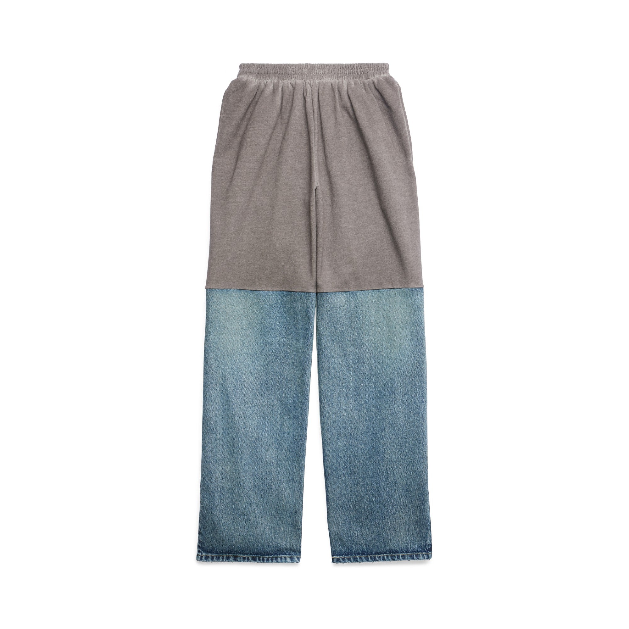 Patched Sweatpants - Pale Blue