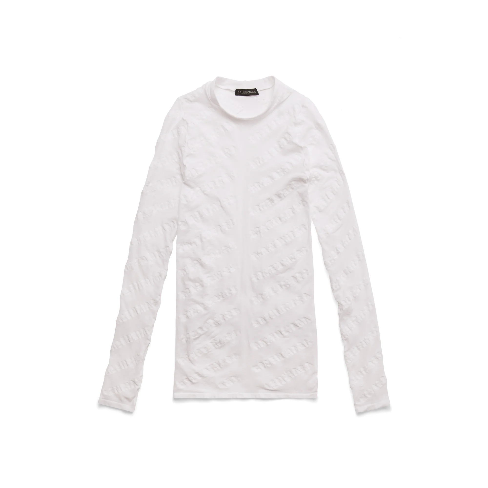 Top Allover Logo - White