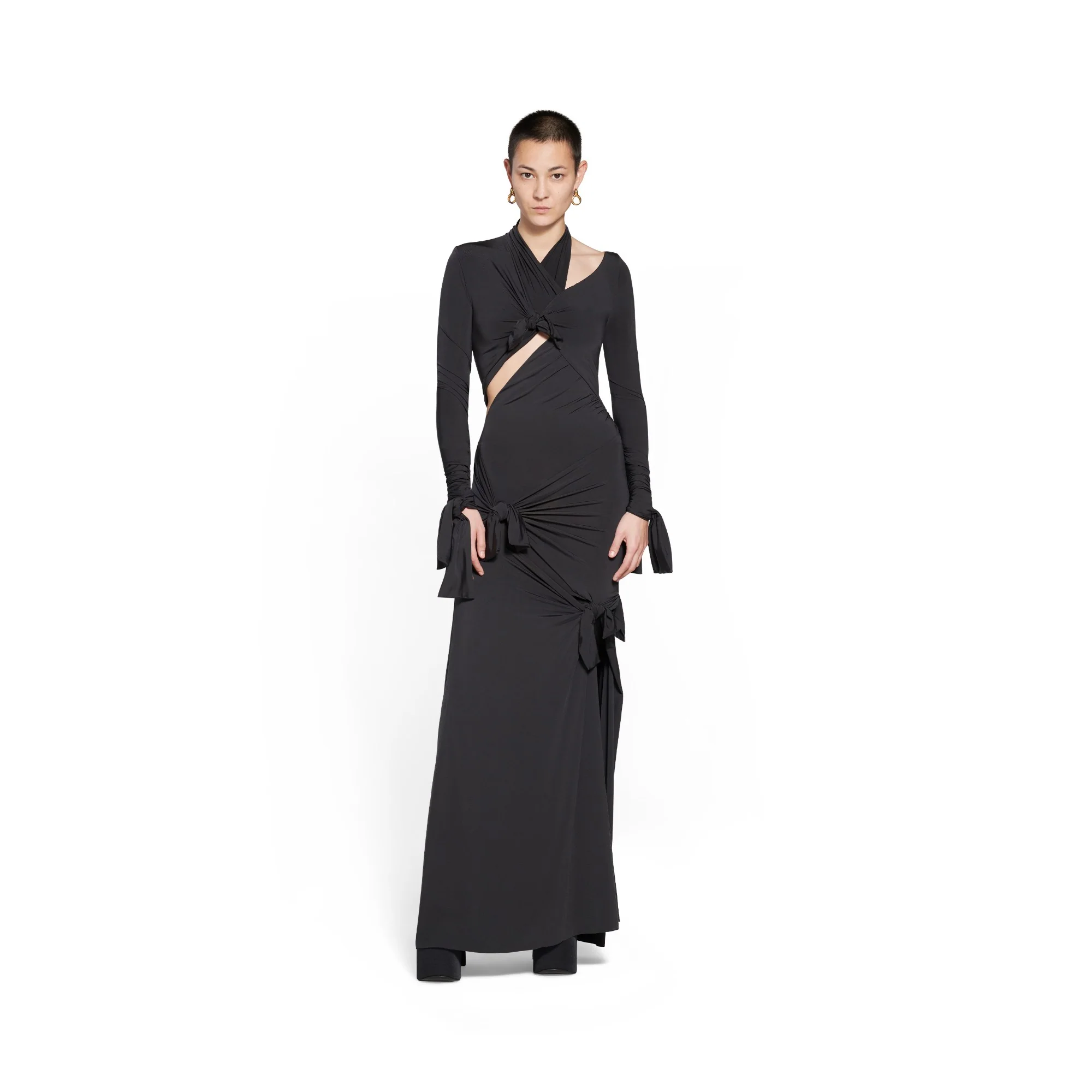 Knot Gown - Black - Image 3