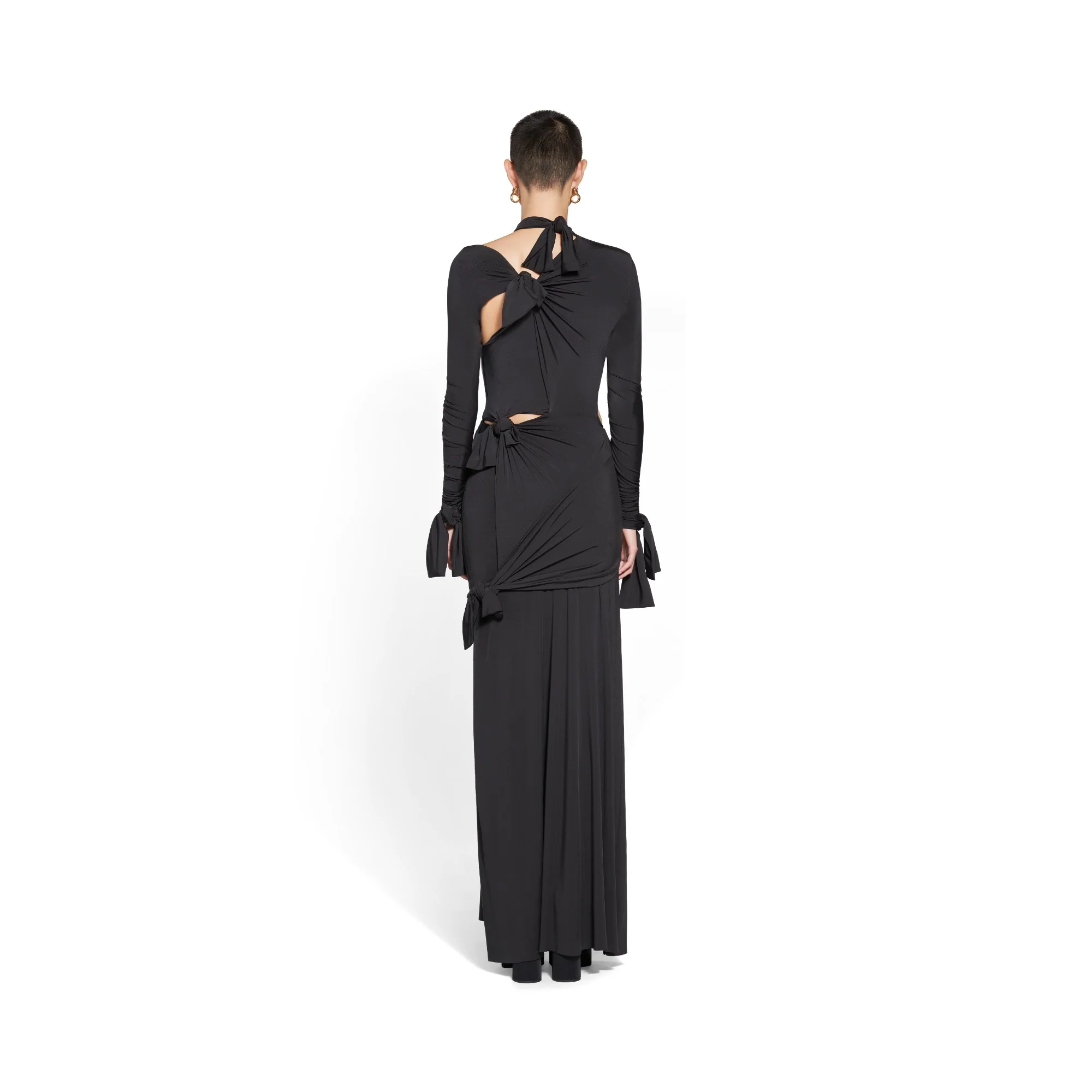 Knot Gown - Black - Image 4