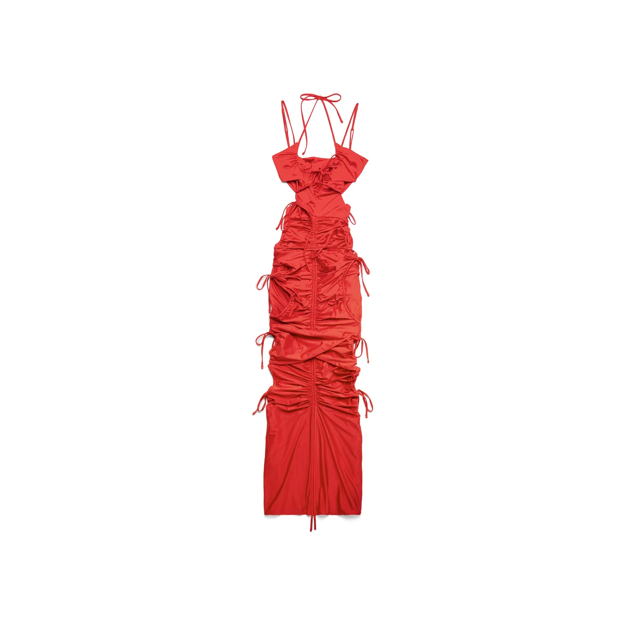 Patched Bikini Dress - Red