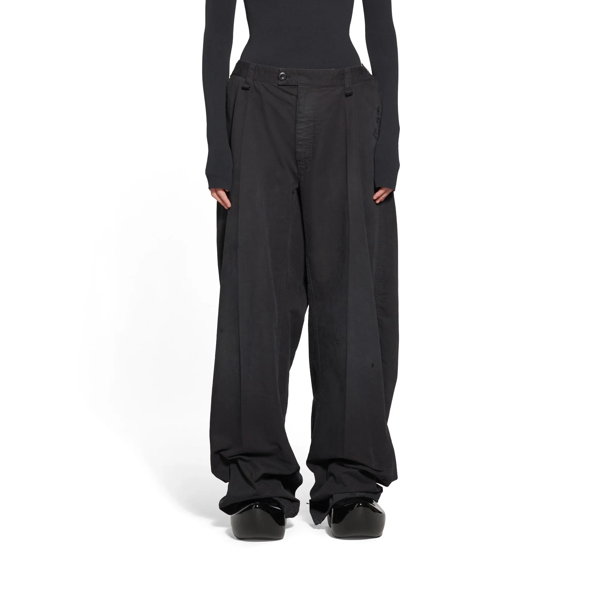 Minimal Cargo Pants - Black - Image 5
