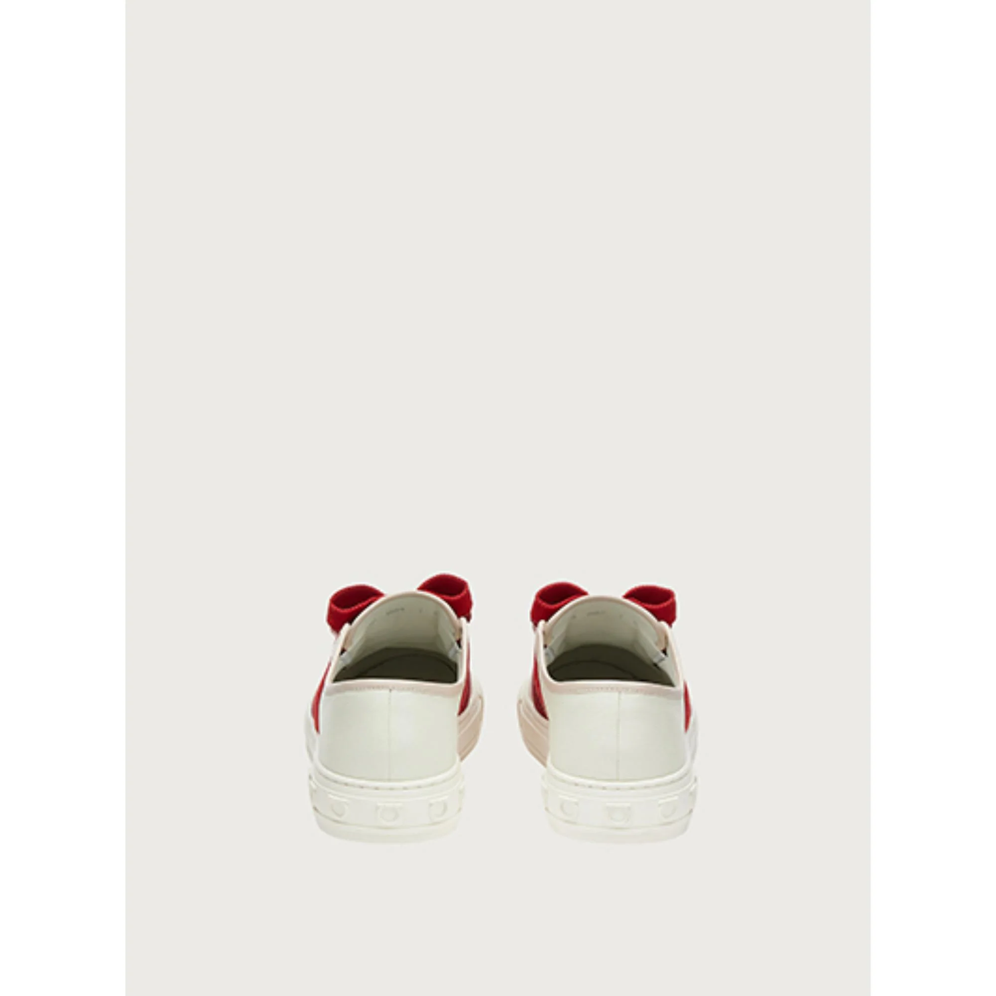 Vara Bow Sneakers - Carrara Marble White/Lipstick Red - Image 4