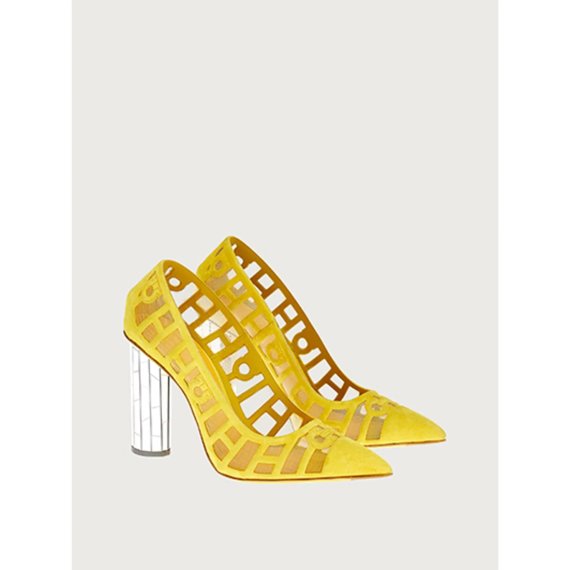 Mirrored Heel Pumps - Santa Fe Sunshine - Image 3